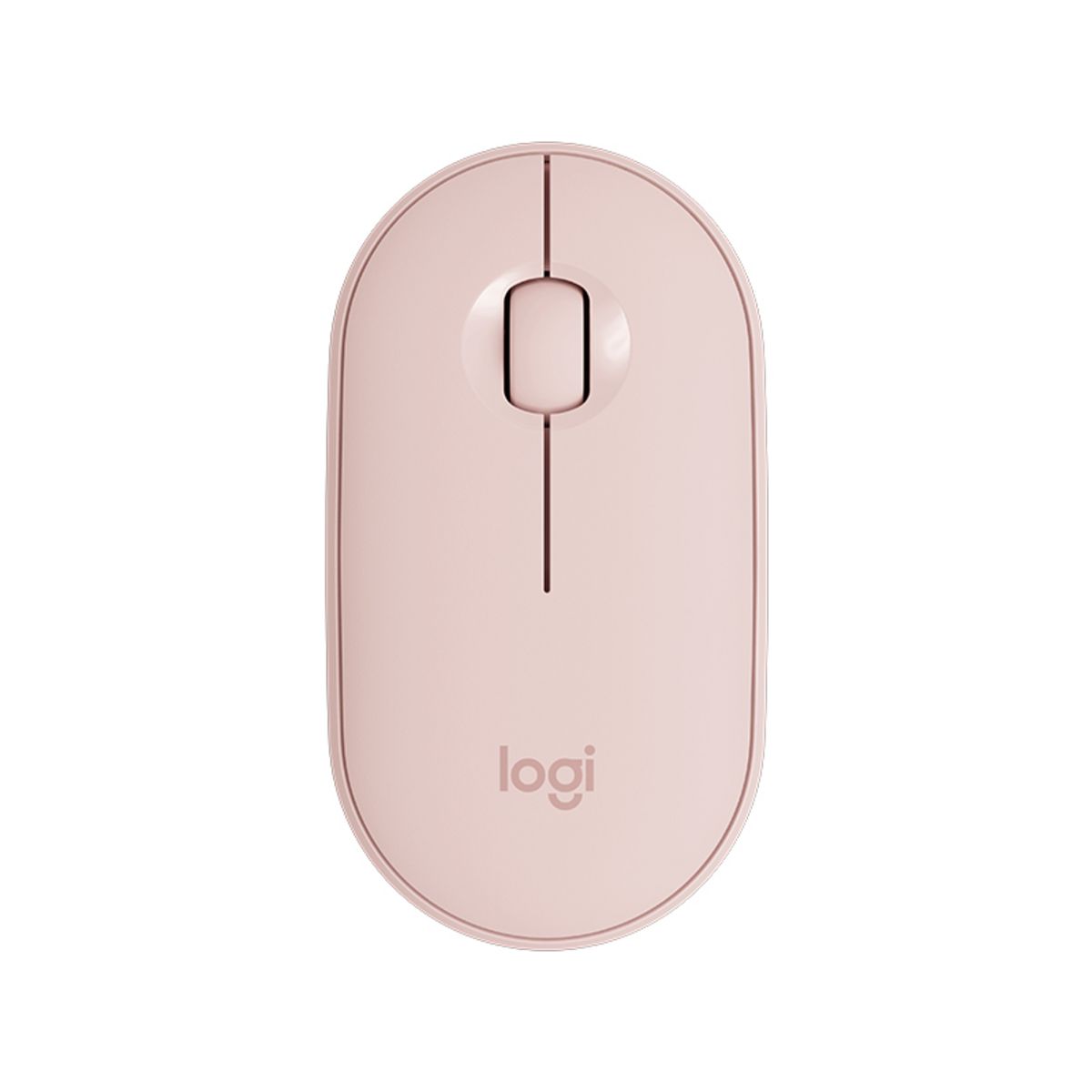 LOGITECH Souris Sans Fil M350 Pebble Sliencieuse Bluetooth - Rose