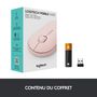 Voir la diapositive 10 : LOGITECH Souris Sans Fil M350 Pebble Sliencieuse Bluetooth - Rose