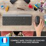Voir la diapositive 2 : LOGITECH Clavier + Souris sans fil MK470