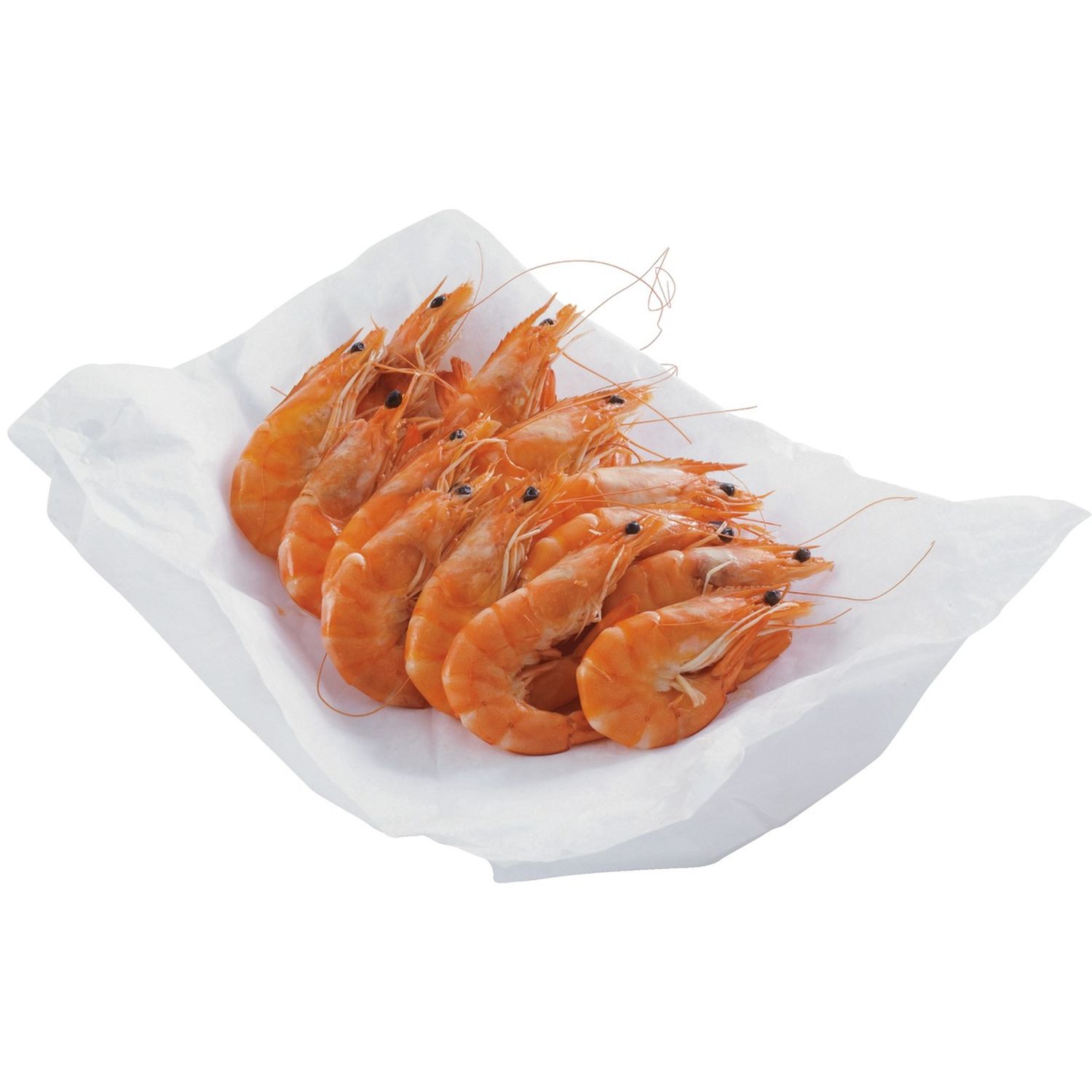 MON POISSONNIER Gambas entières cuites réfrigérées 50/70 La caisse de 2kg