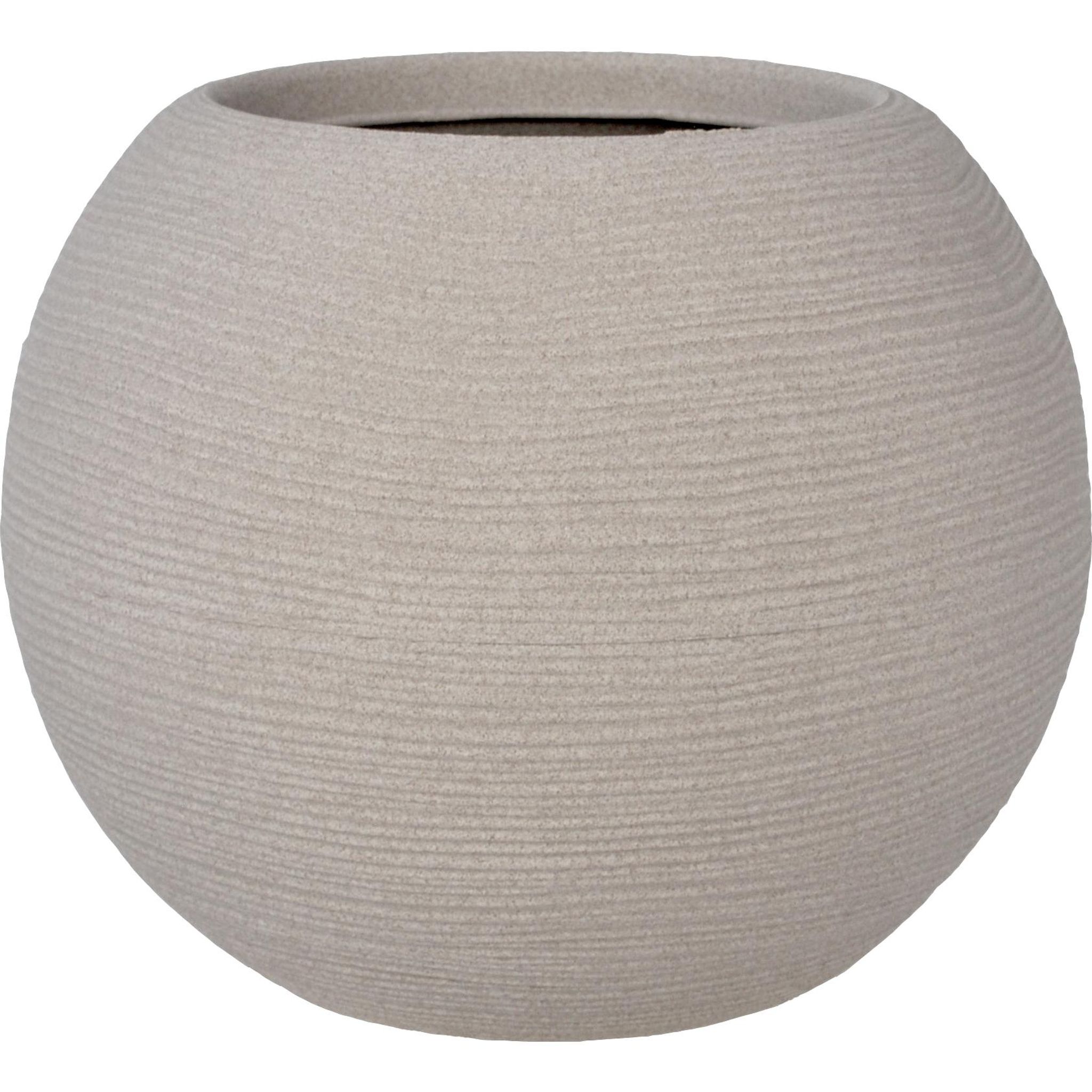 VASAR Pot boule strié Diam.30 cm lin