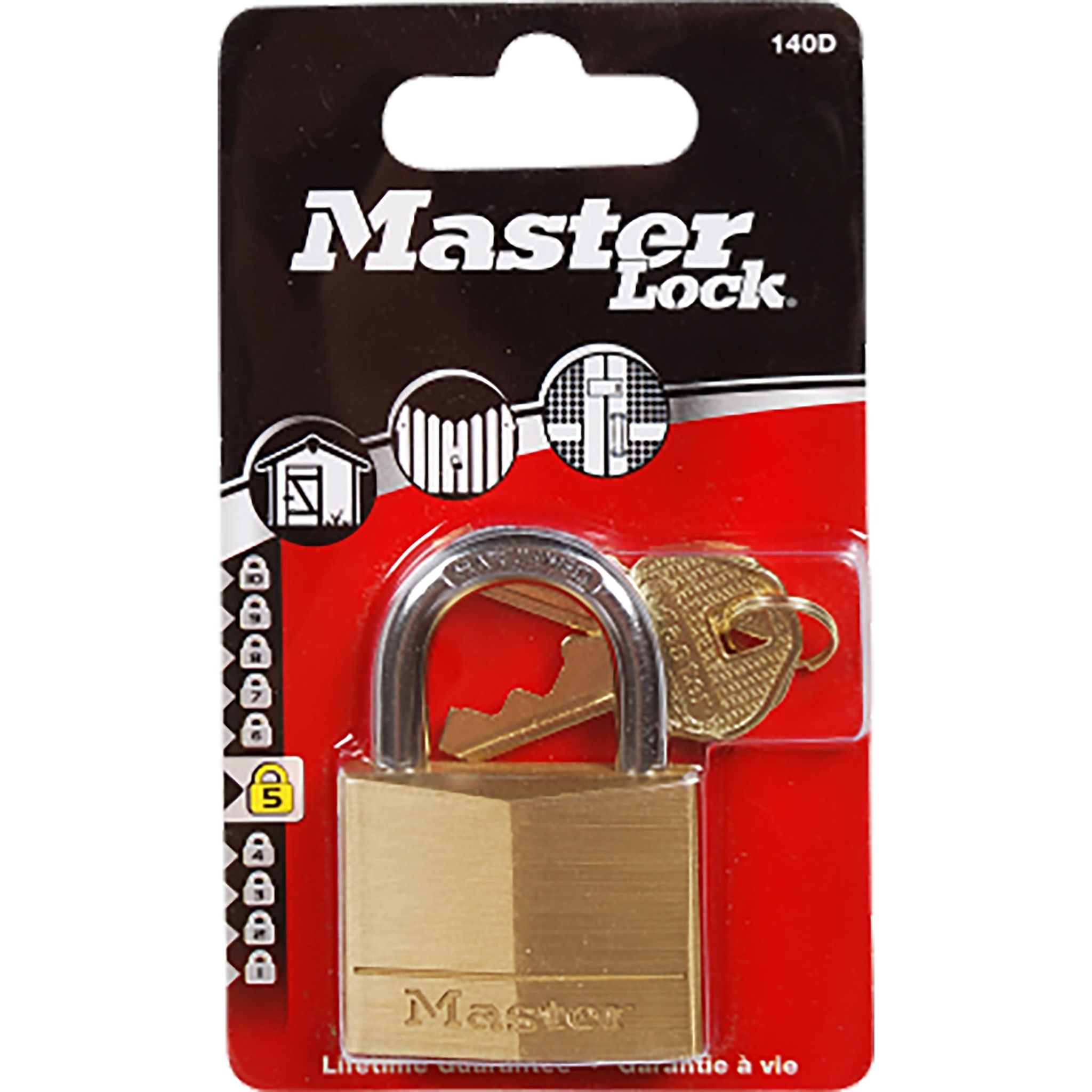 MASTER LOCK Cadenas laiton 40 mm