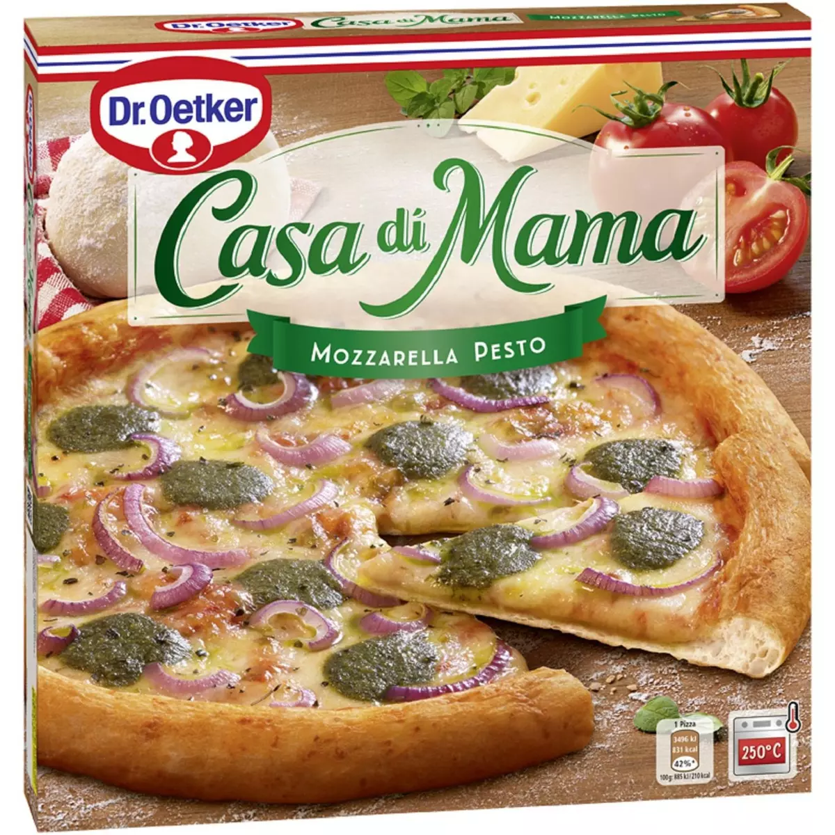 DR OETKER Casa Di Mama pizza mozzarella pesto 395g