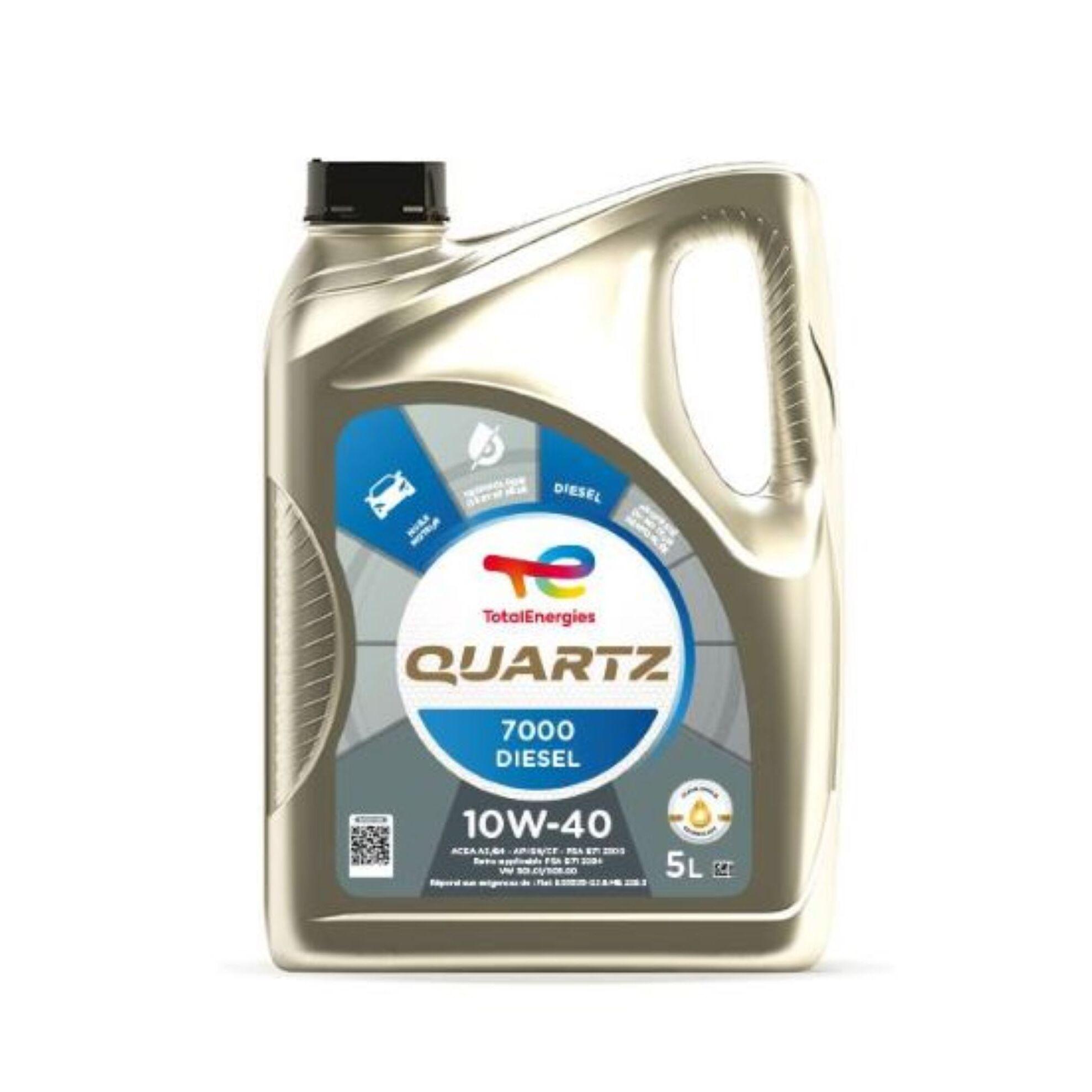 TOTAL ENERGIES Huile moteur Quartz 7000 10W-40 Diesel