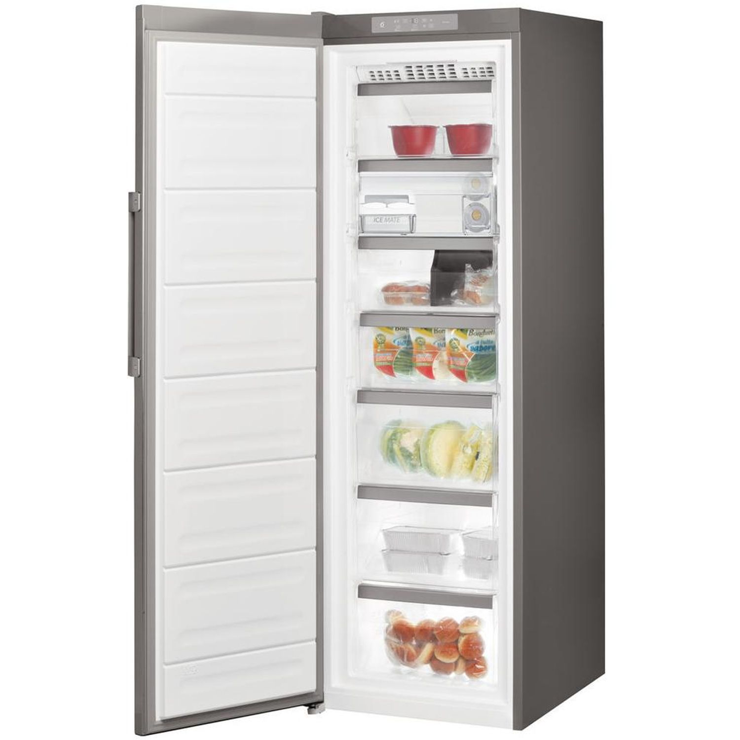 Voir la diapositive 3 : WHIRLPOOL Congélateur armoire UW8F2CXBIN, 260 L, No frost