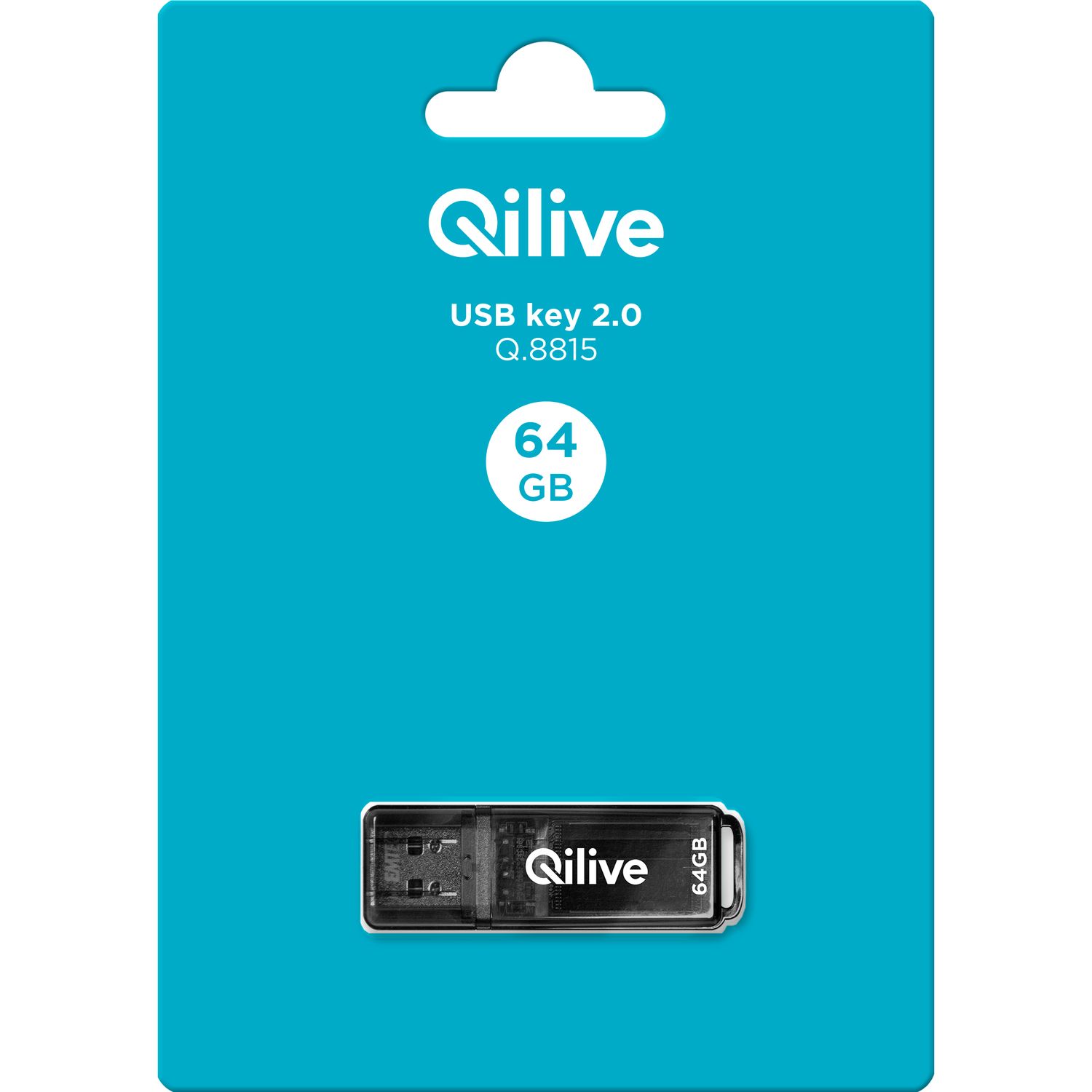 Voir la diapositive 2 : QILIVE Clé USB 64Go 2.0 Q.815 
