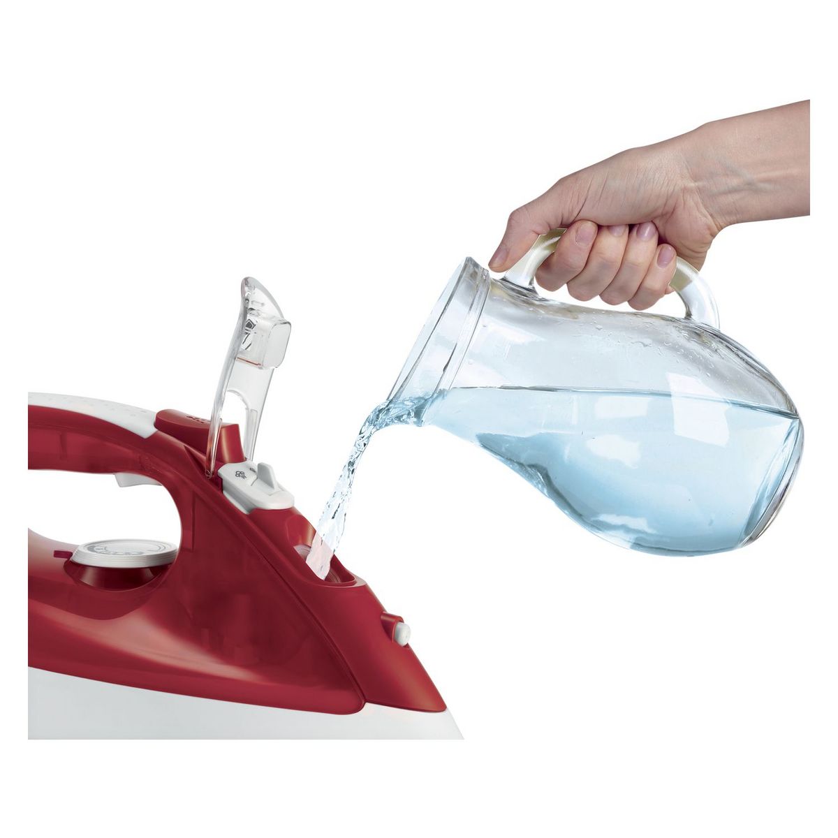 CALOR Fer à repasser vapeur FV1543 - Rouge