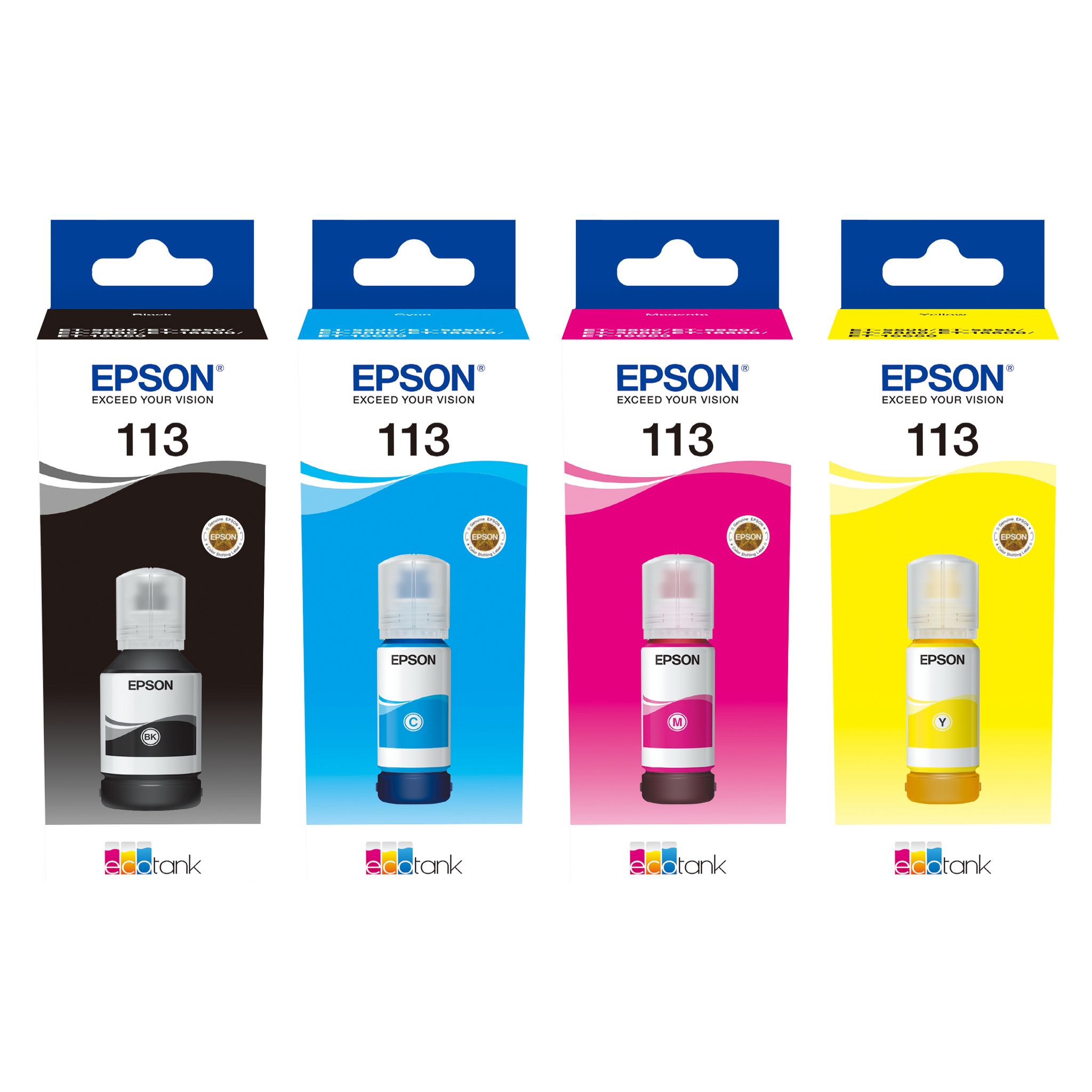 Voir la diapositive 4 : EPSON Cartouche d'encre bouteille Ecotank 104 Noir