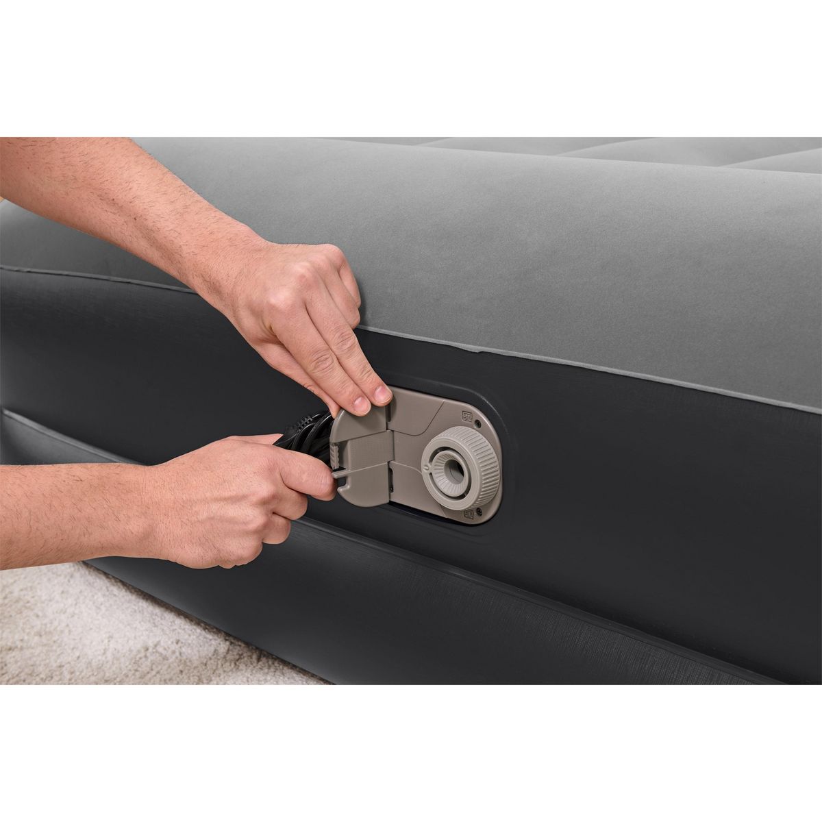 BESTWAY Matelas gonflable de camping - 2 personnes - 203x152x46cm