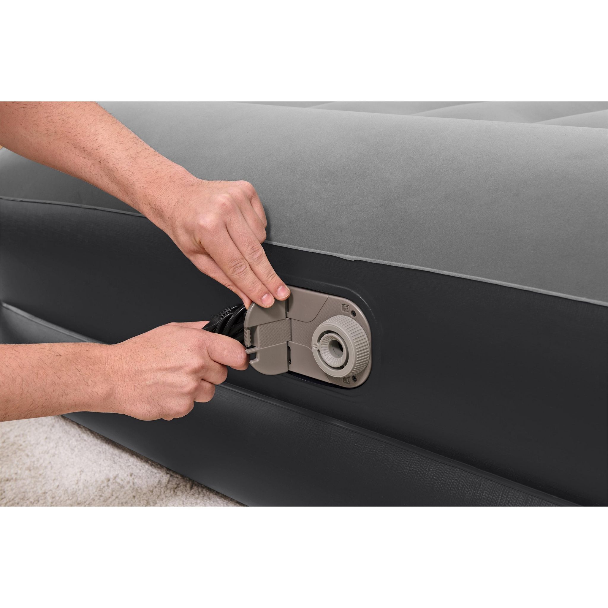 Voir la diapositive 3 : BESTWAY Matelas gonflable de camping - 2 personnes - 203x152x46cm