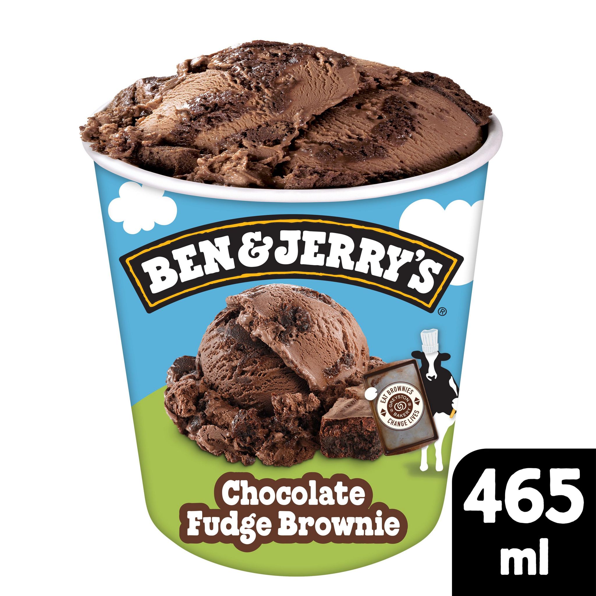 Voir la diapositive 2 : BEN & JERRY'S Pot de crème glacée chocolat brownie 408g