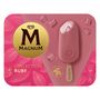 Voir la diapositive 2 : MAGNUM Bâtonnet glacé chocolat blanc avec sauce framboise 4 pièces 288g