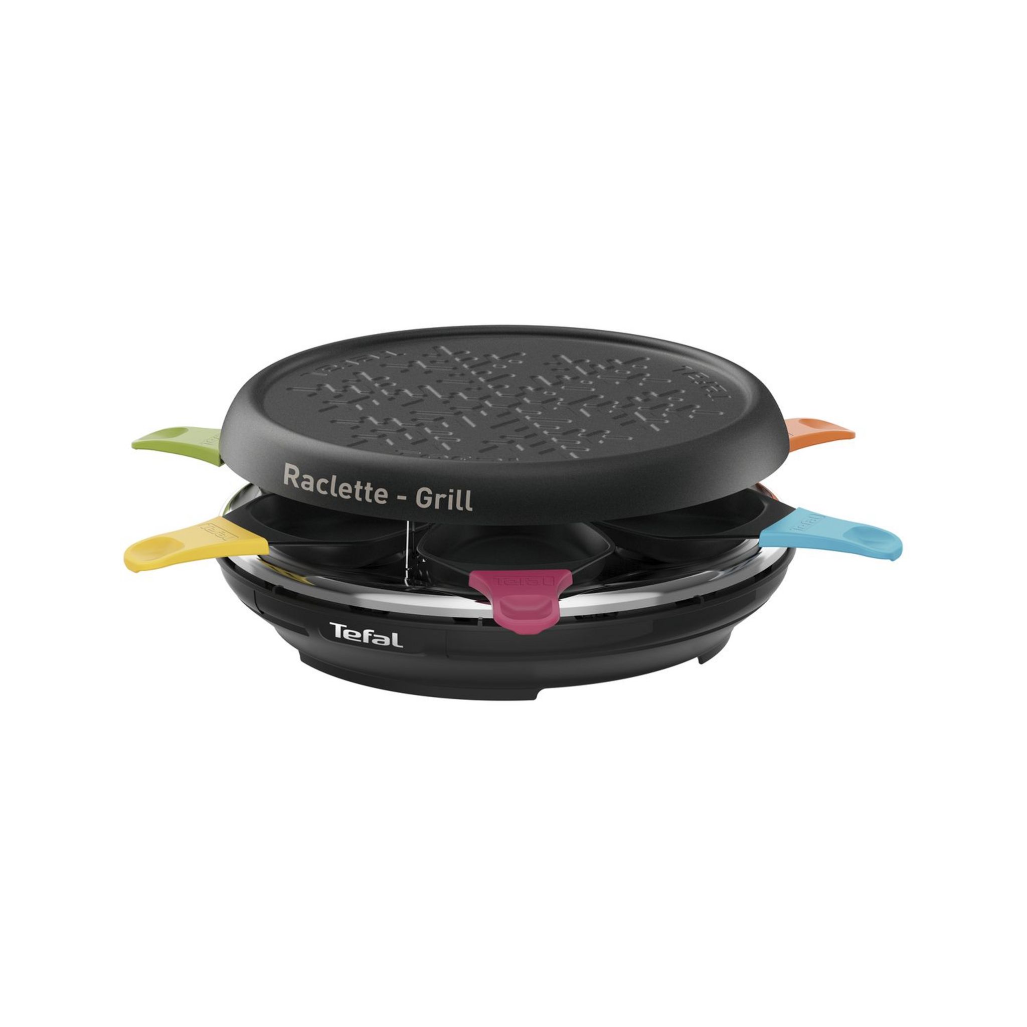 Voir la diapositive 1 : TEFAL Raclette 6 personnes RE12A012 - Noir