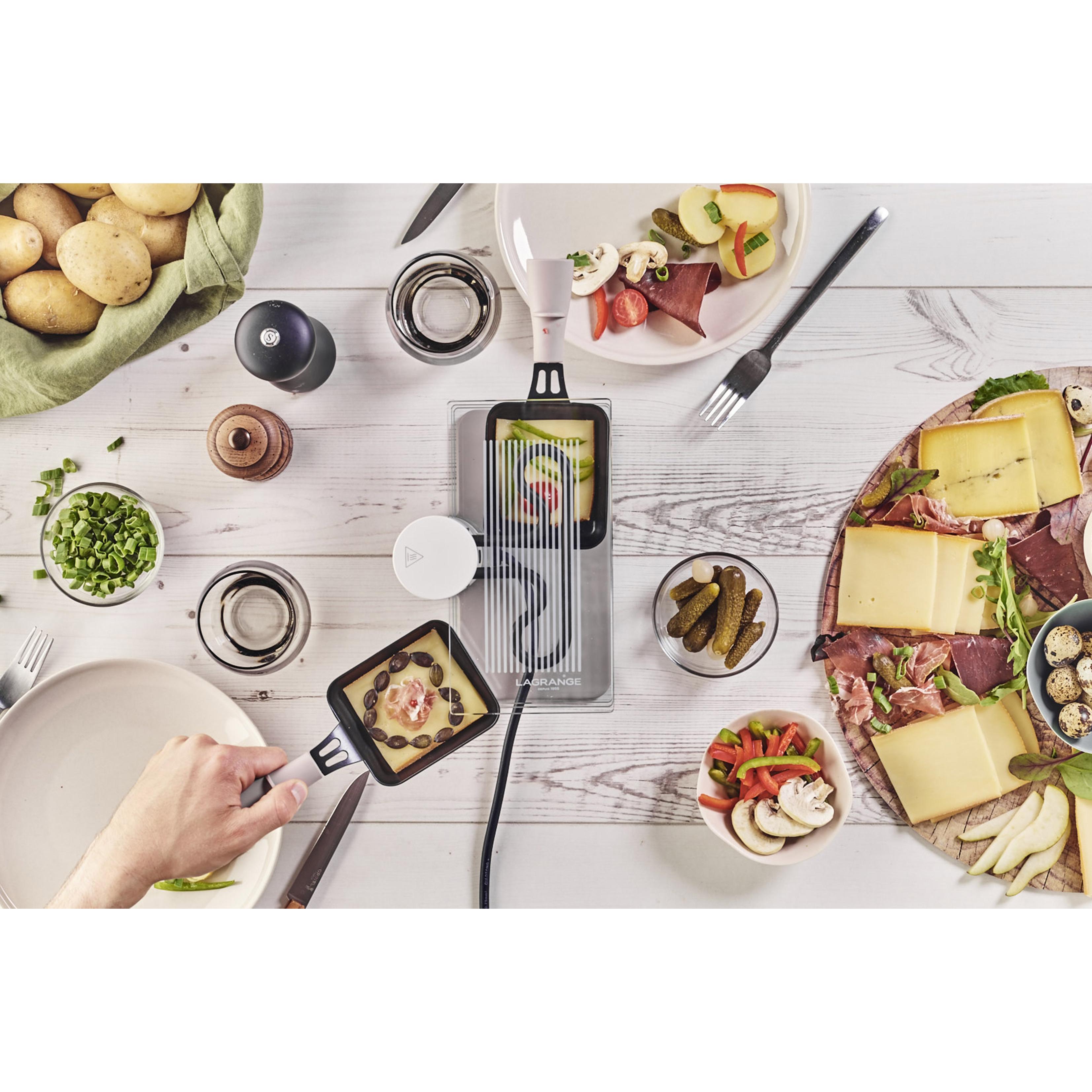 Voir la diapositive 3 : LAGRANGE Raclette 2 personnes 009208 - Gris perlé