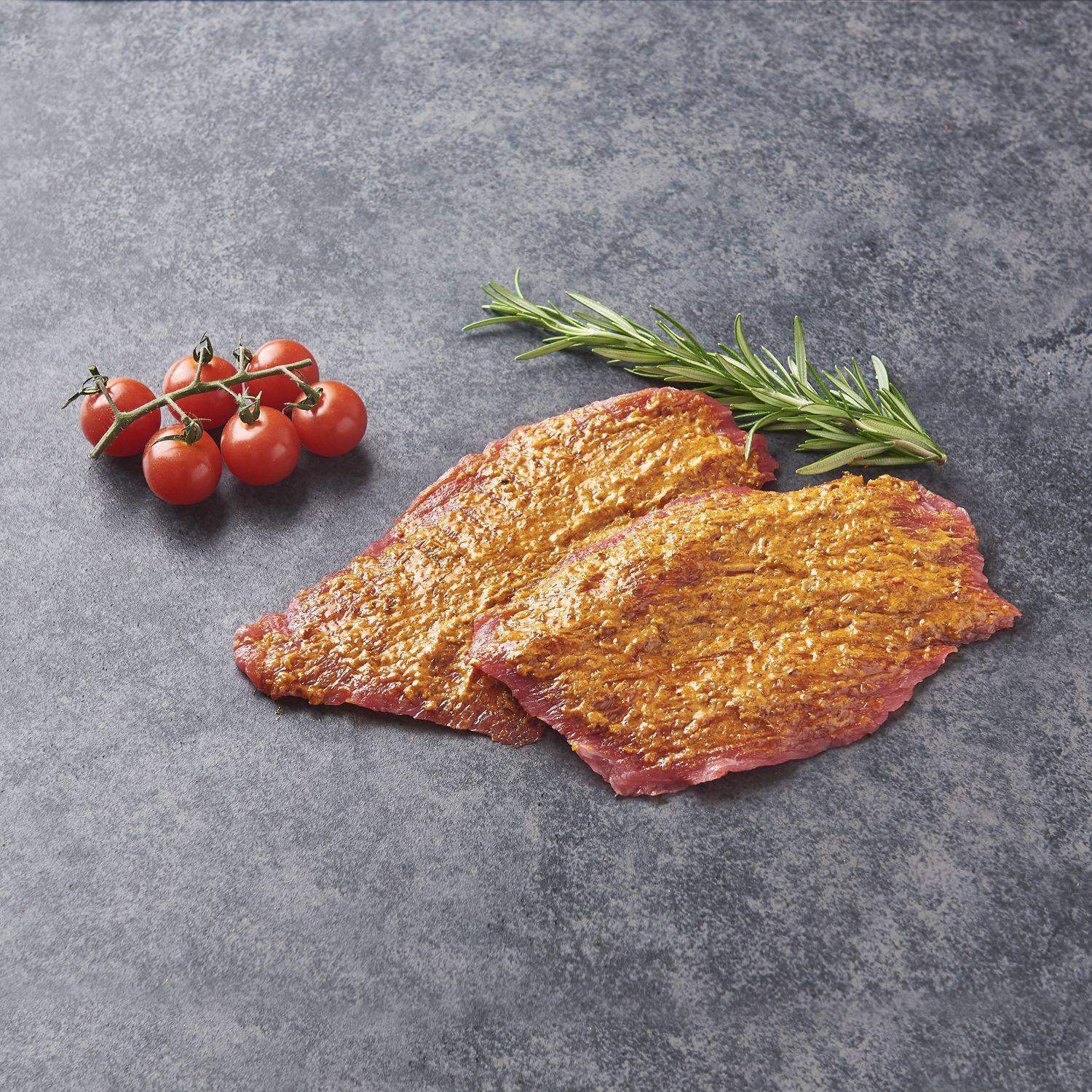 MON BOUCHER Bavette de flanchet sauce à l'échalote viande bovine 2 portions 200 g à 280 g