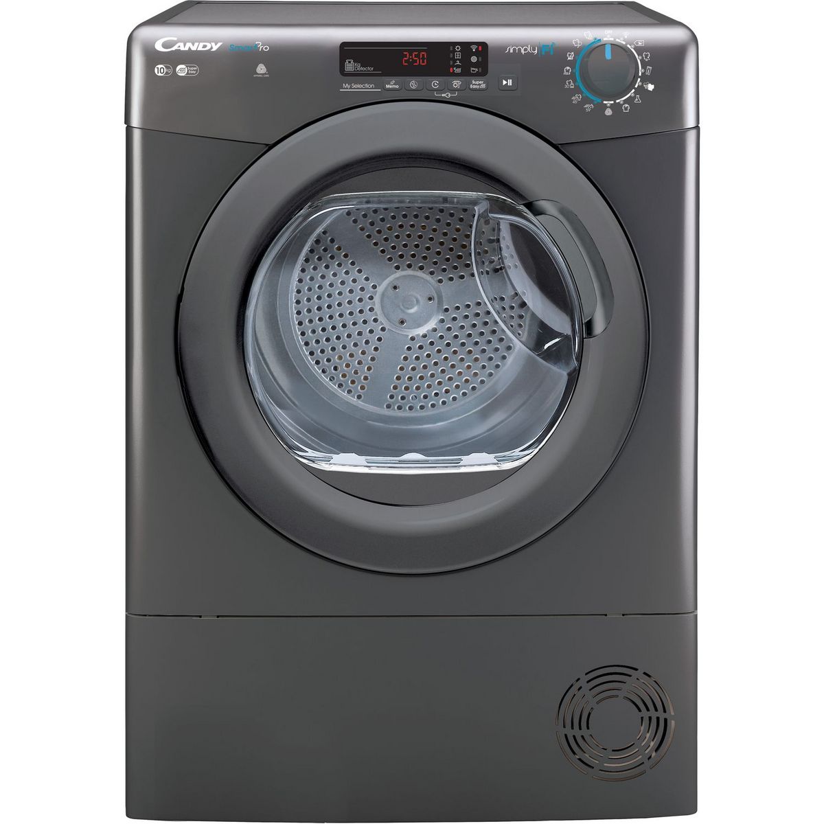 CANDY Sèche linge hublot CSO C10DRGR-S, 10 kg, Condensation, B