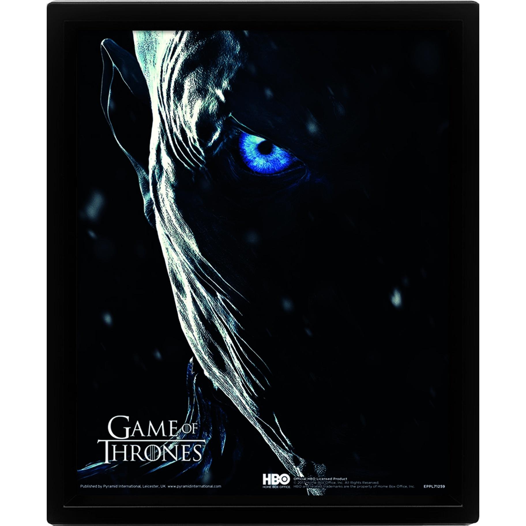 Cadre 3D lenticulaire Game of Thrones John Snow