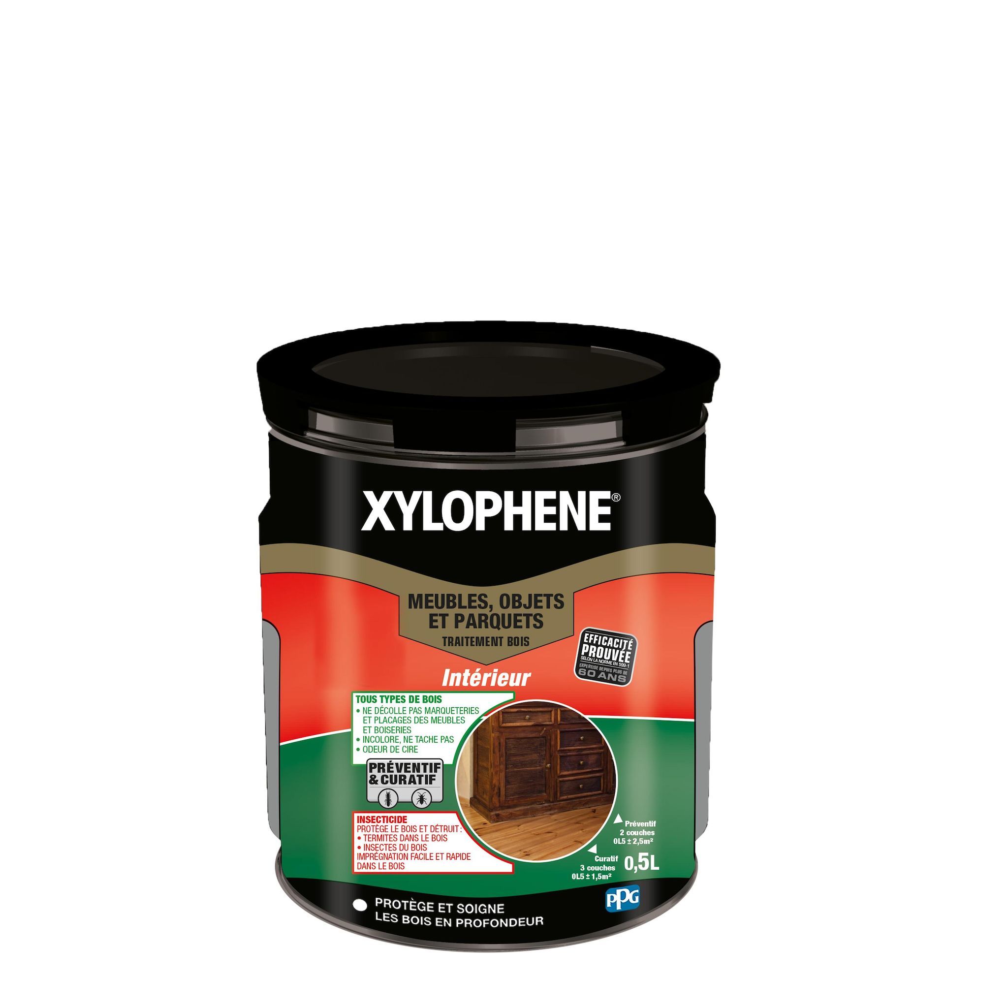 XYLOPHENE Traitement spécial meubles objets et parquets 0,5l
