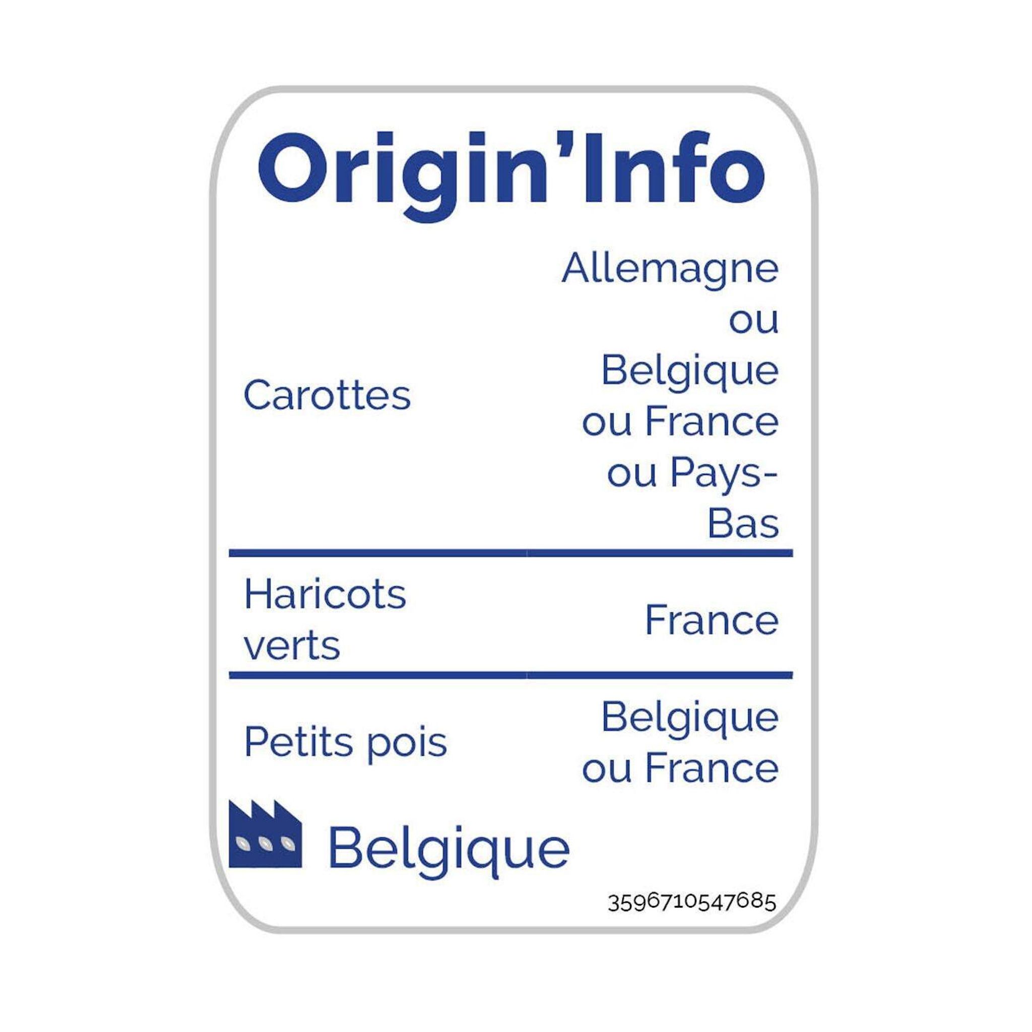 Voir la diapositive 2 : AUCHAN Macédoine de légumes déjà cuit 750g