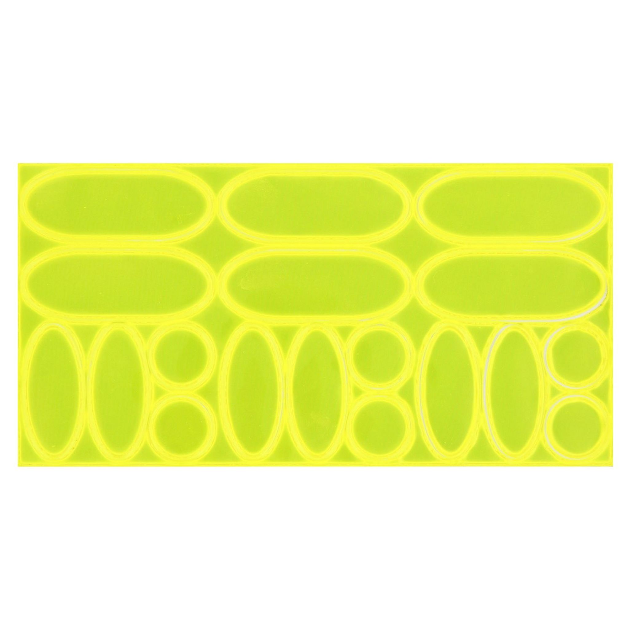 Voir la diapositive 2 : TNB Lot de 36 stickers réfléchissants Urban Moove - Jaune/gris