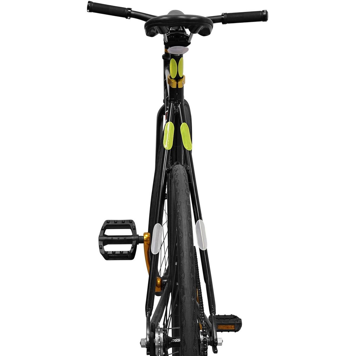 TNB Lot de 36 stickers réfléchissants Urban Moove - Jaune/gris