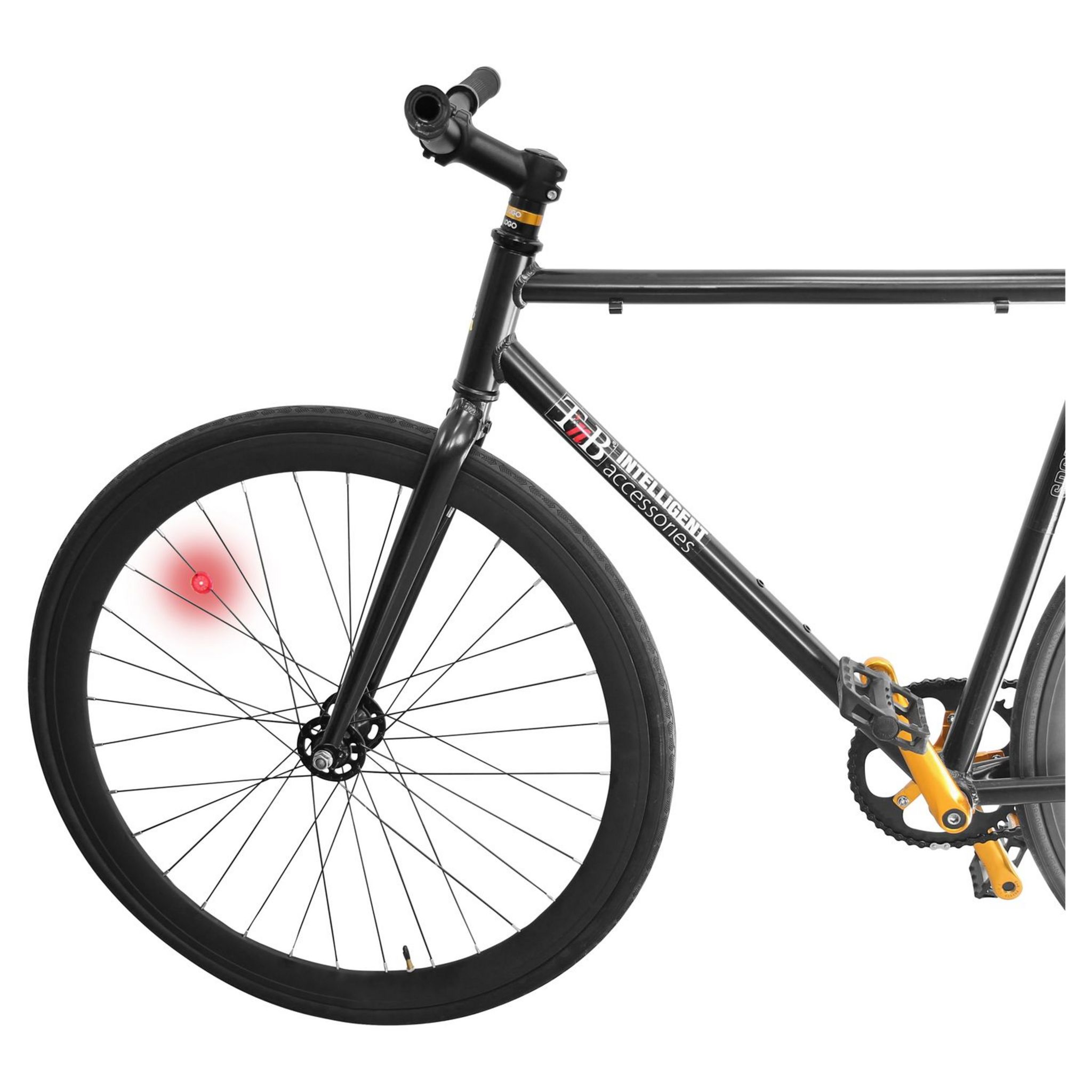 Voir la diapositive 2 : TNB Lot de 2 LED Urban Moov pour roues de vélo - Rouge  