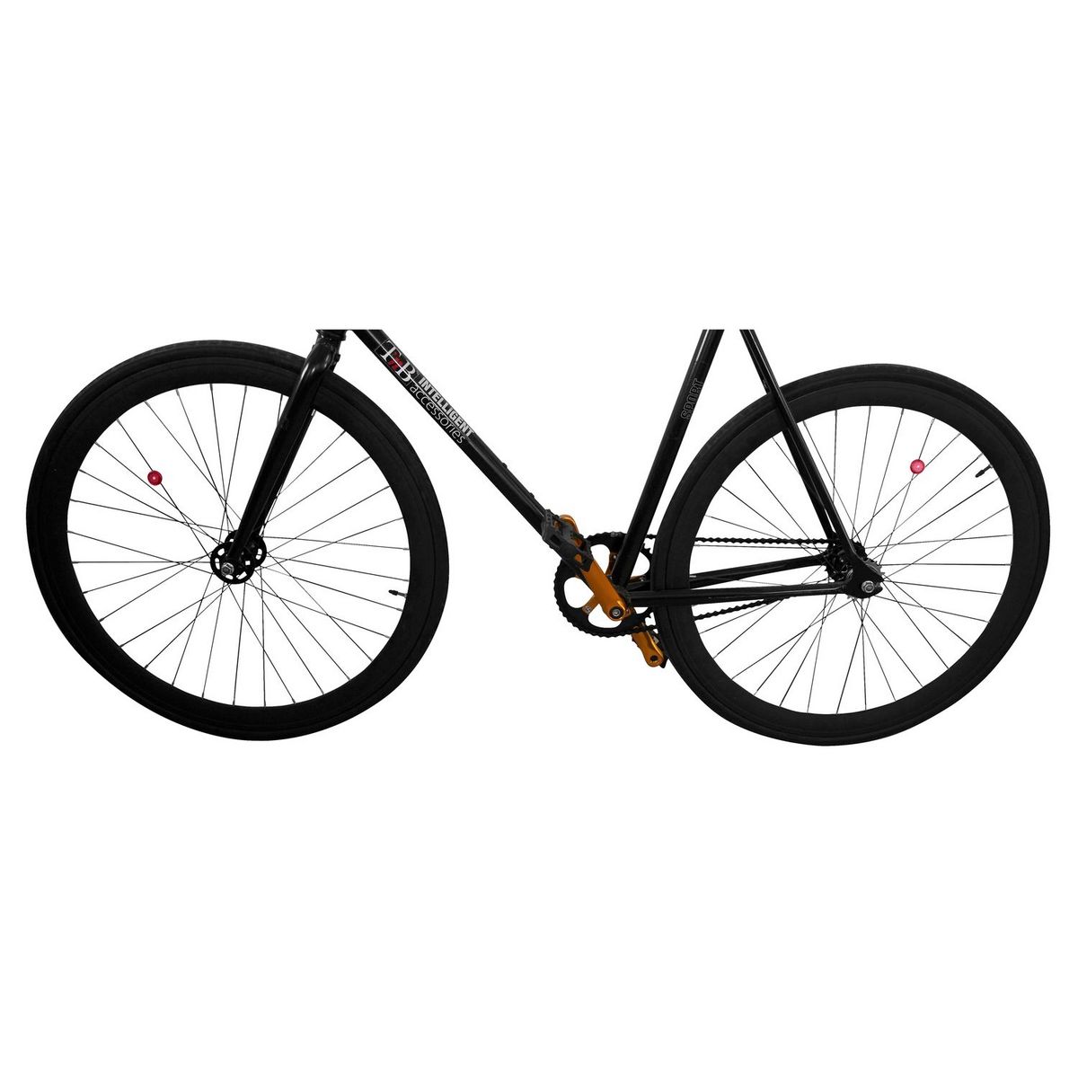 TNB Lot de 2 LED Urban Moov pour roues de vélo - Rouge  