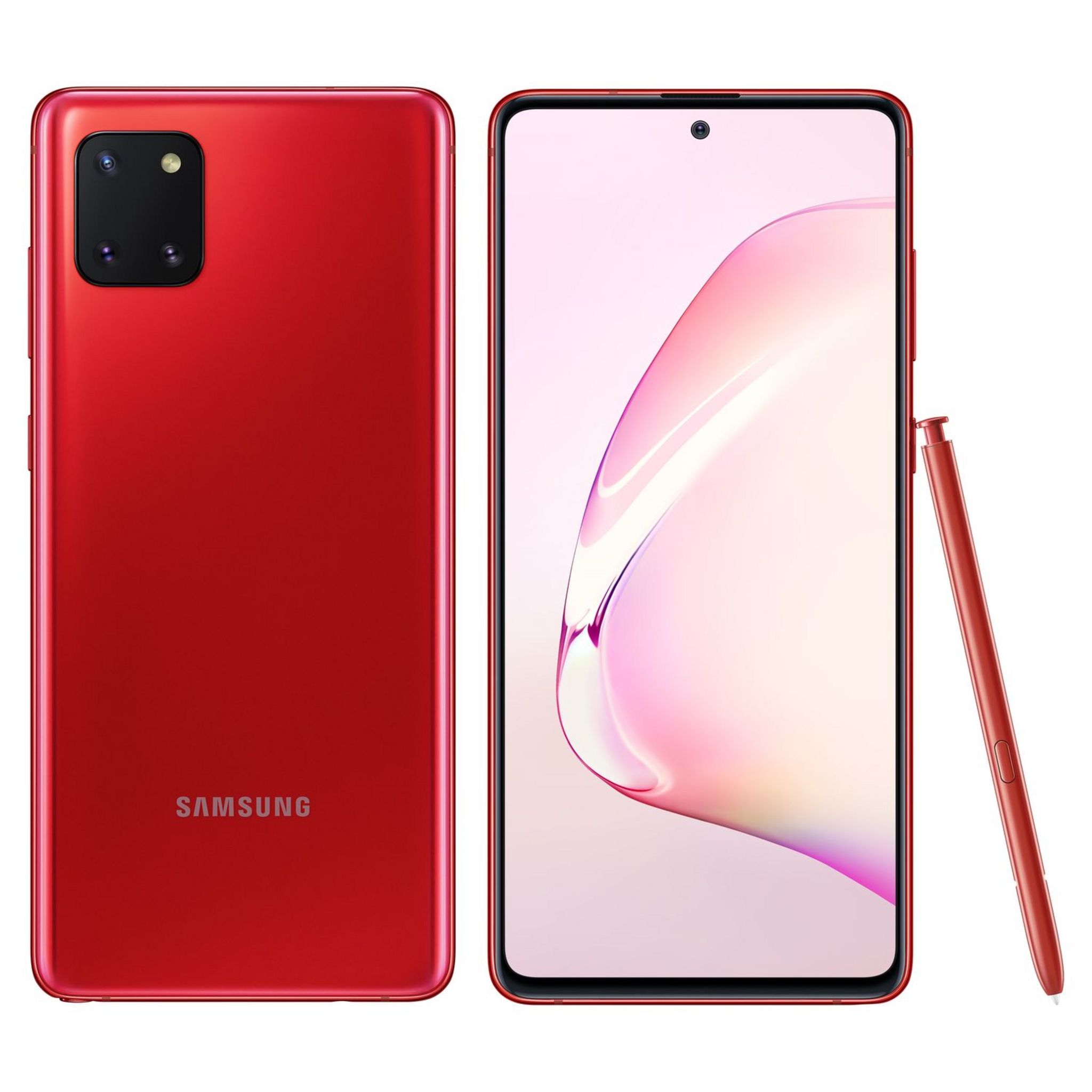 Voir la diapositive 1 : SAMSUNG Smartphone Galaxy Note 10 Lite 128 Go 6.7 pouces Rouge 4G Double NanoSIM