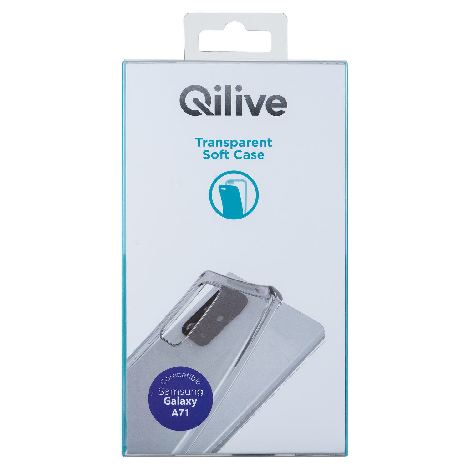 Voir la diapositive 2 : QILIVE Coque pour Samsung Galaxy A71 - Transparent