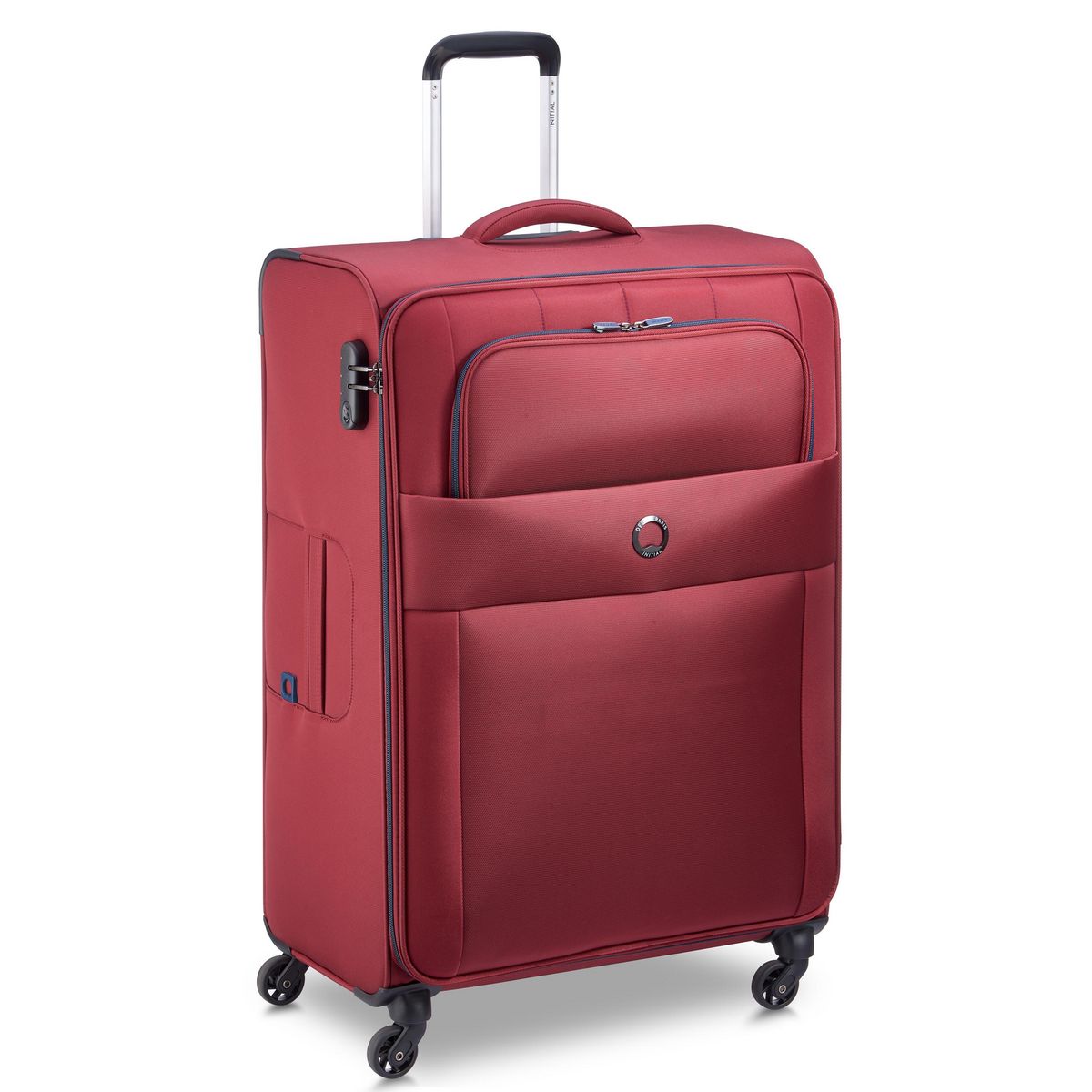 DELSEY Grande Valise souple 78cm 4 roues CUZCO - rouge