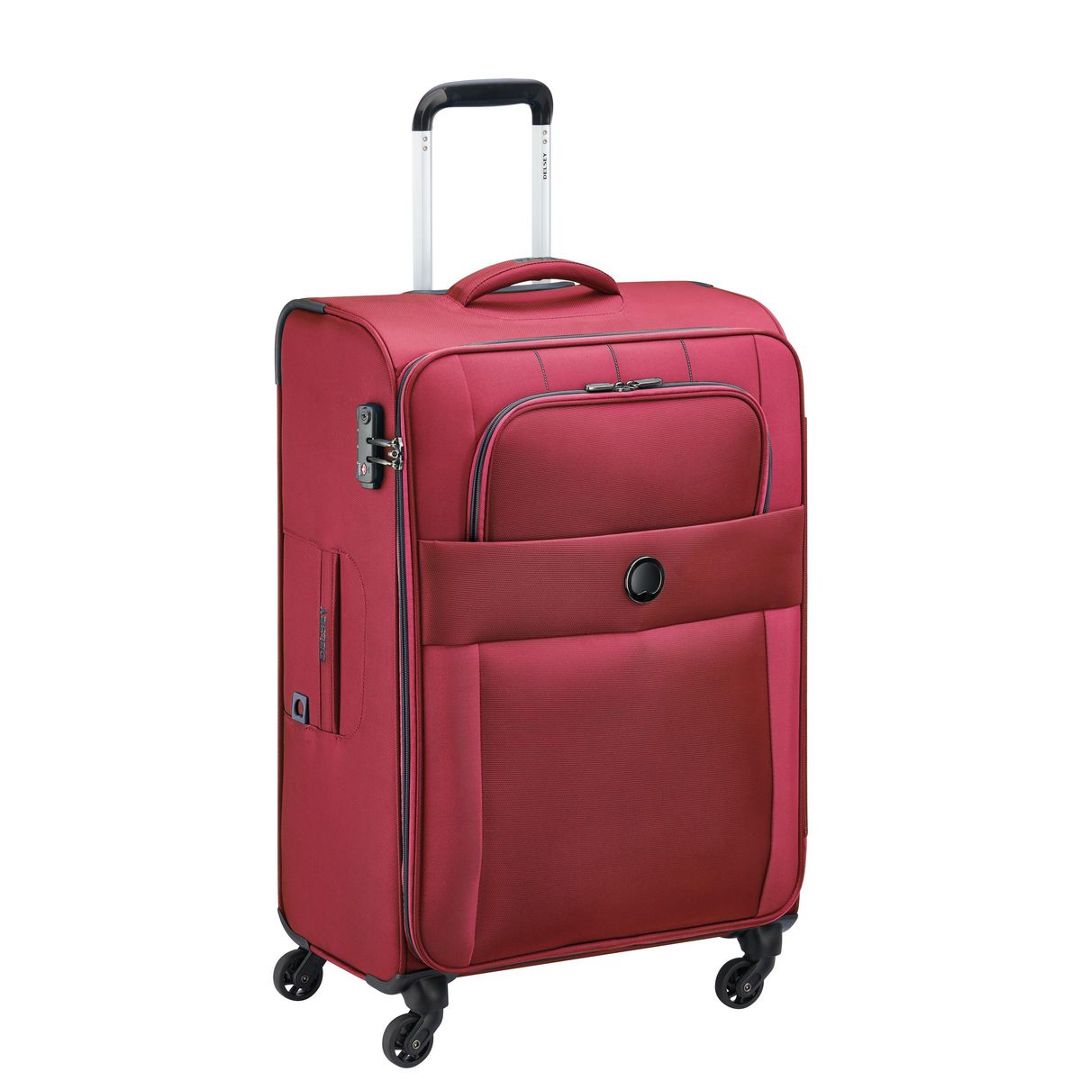 DELSEY Valise souple 68cm 4 roues CUZCO - rouge