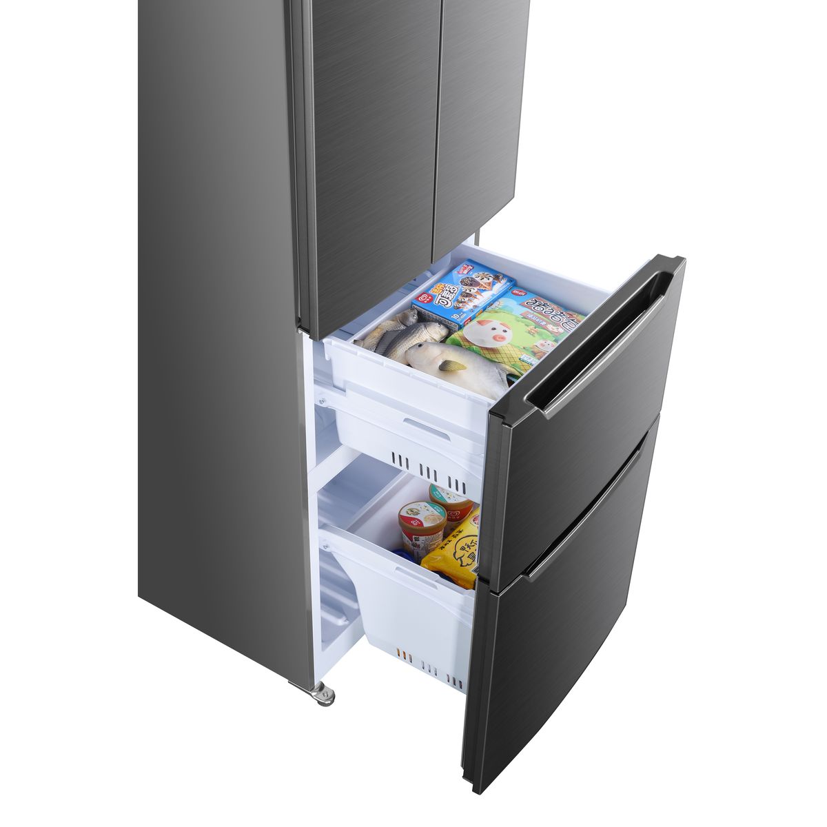 Voir la diapositive 5 : QILIVE Réfrigérateur multi portes Q.6663, 320 L, Froid ventilé No frost, E