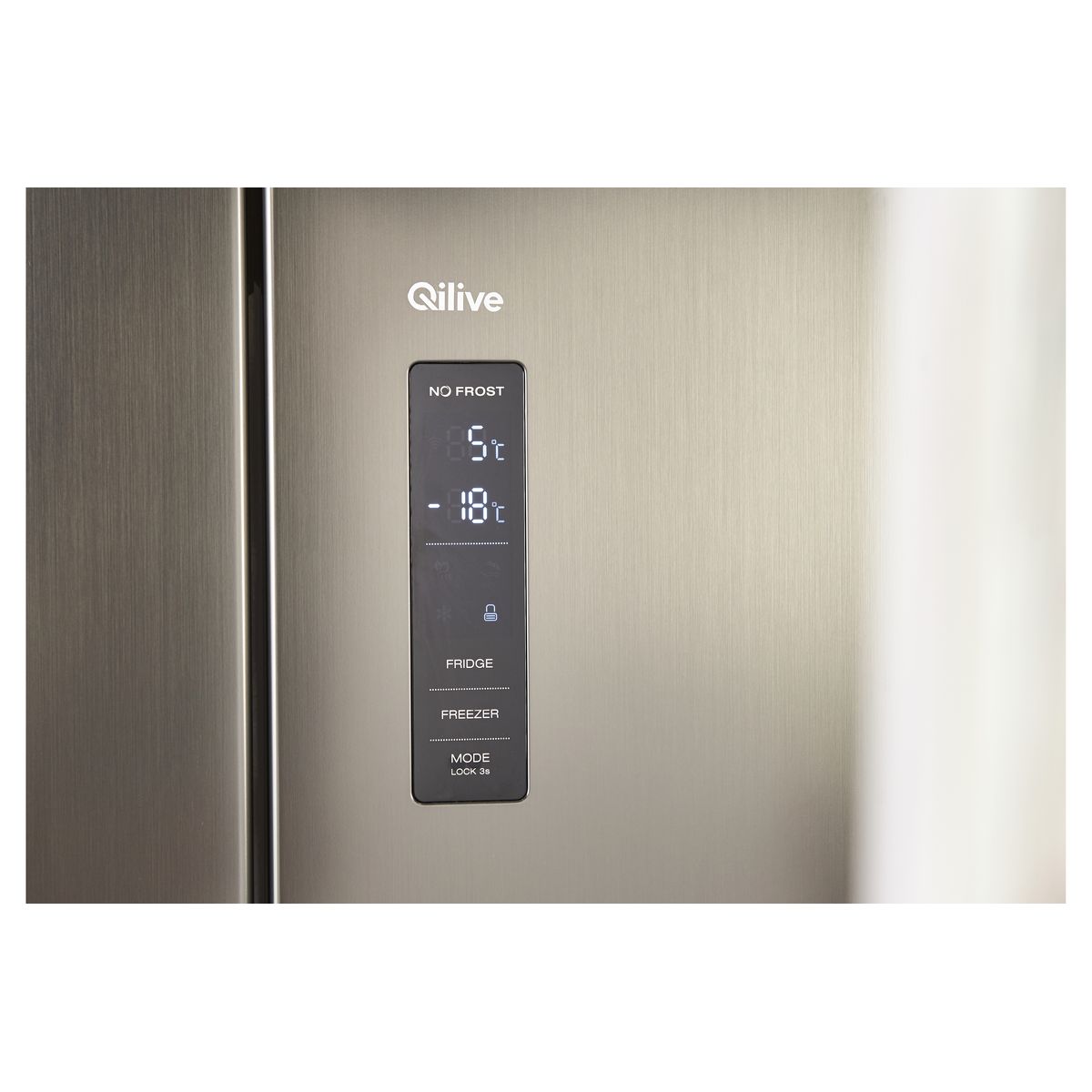 Voir la diapositive 6 : QILIVE Réfrigérateur multi portes Q.6663, 320 L, Froid ventilé No frost, E