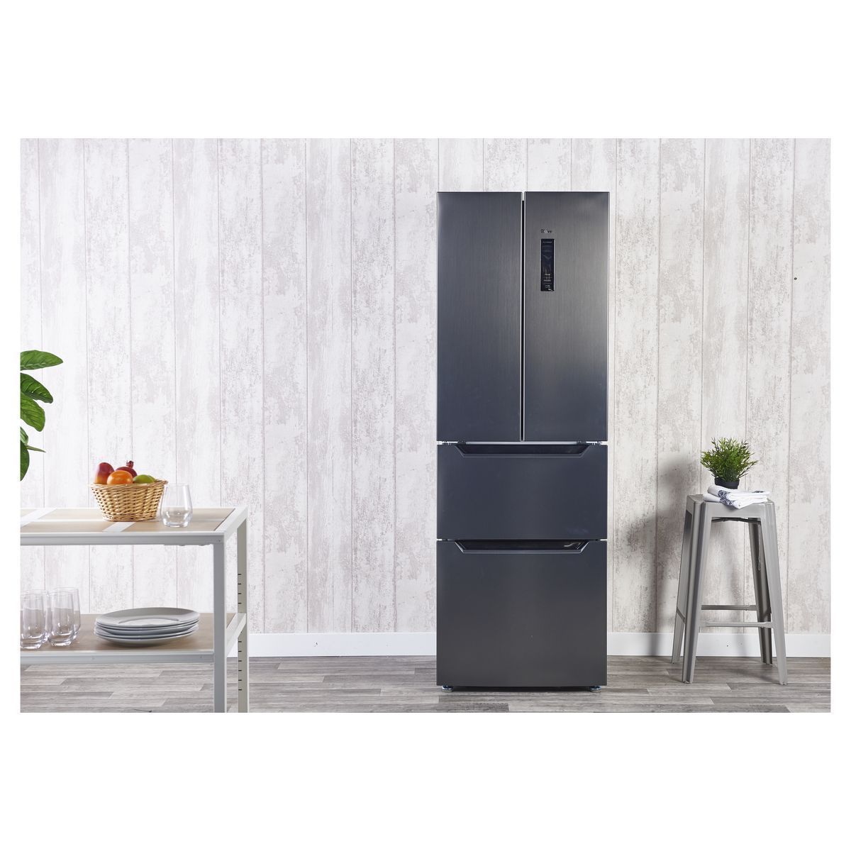 QILIVE Réfrigérateur multi portes Q.6663, 320 L, Froid ventilé No frost, E