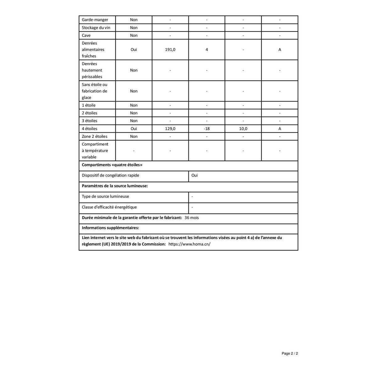 QILIVE Réfrigérateur multi portes Q.6663, 320 L, Froid ventilé No frost, E