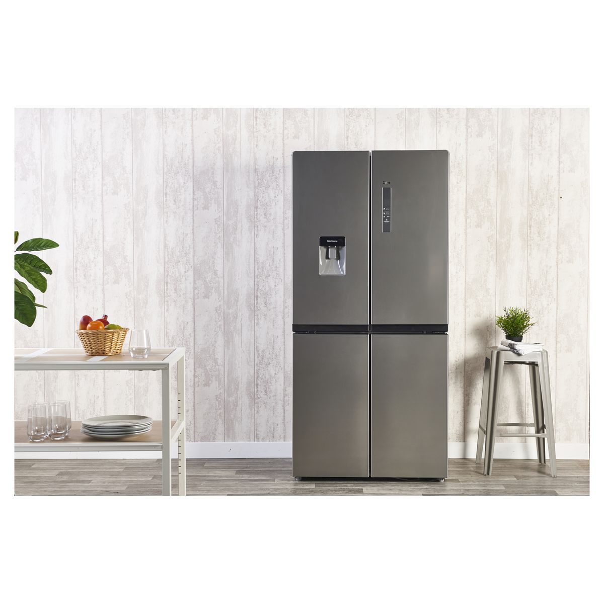 Voir la diapositive 7 : QILIVE Réfrigérateur multi portes Q.6672, 492 L, Froid ventilé No frost, E