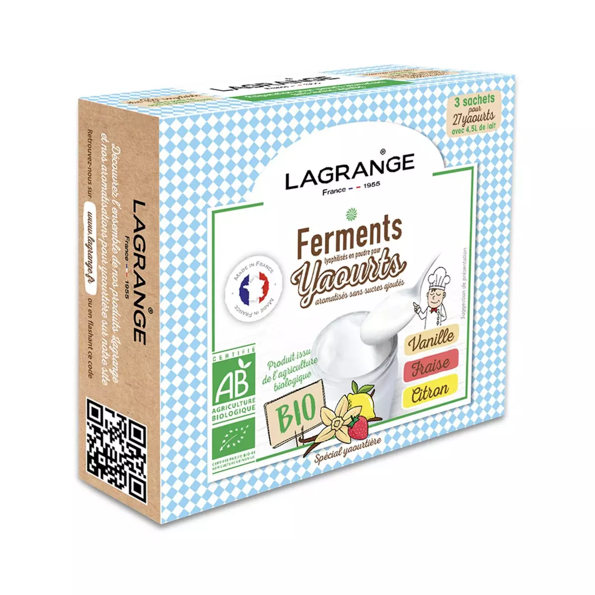 LAGRANGE Arôme pour yaourt VANFRAISCITRO 385002 pas cher 