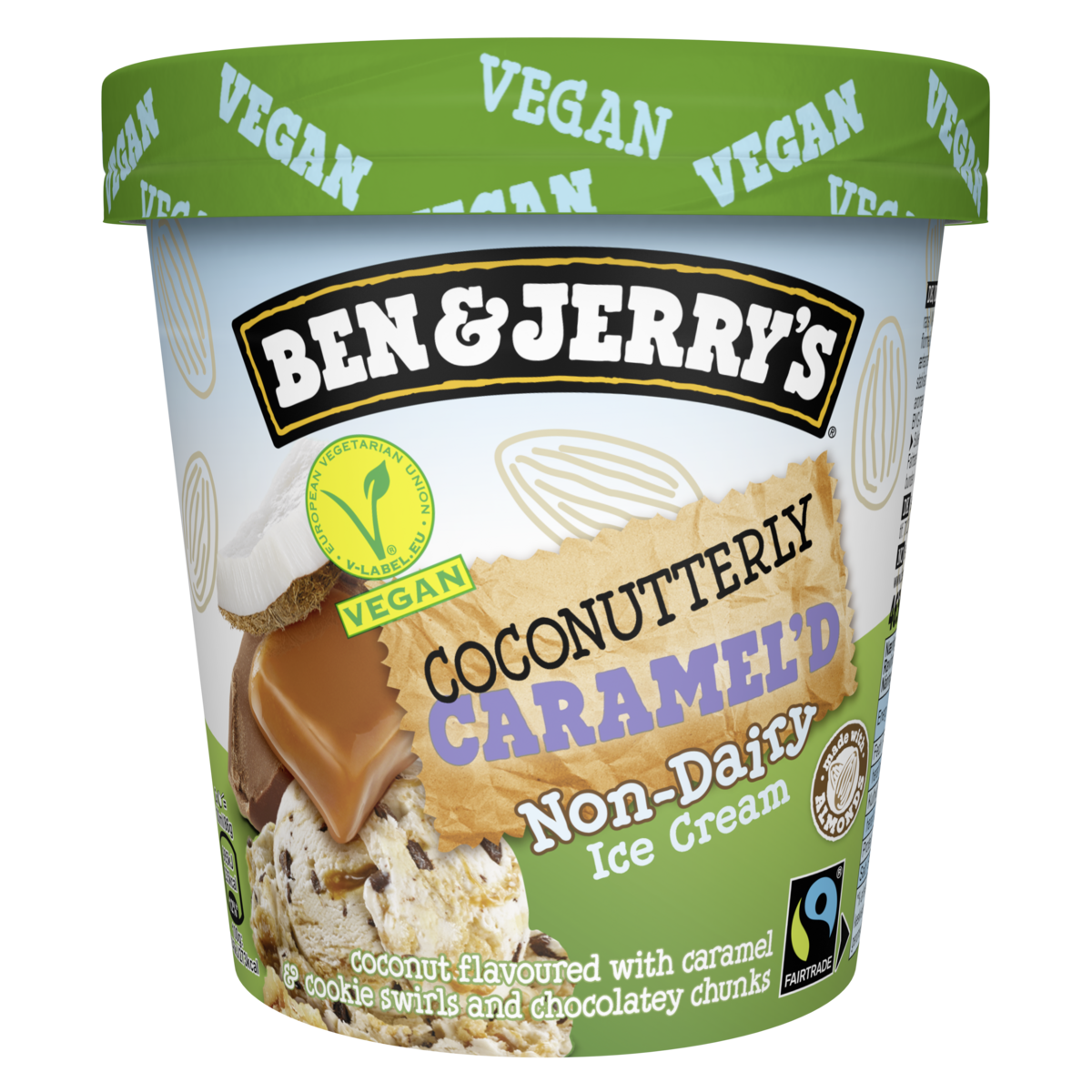 BEN & JERRY'S Pot de glace végan coconutterly caramel'd 465ml