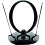 Voir la diapositive 1 : QILIVE Antenne intérieure Q.1927 noire 30 dB TNT DVBT
