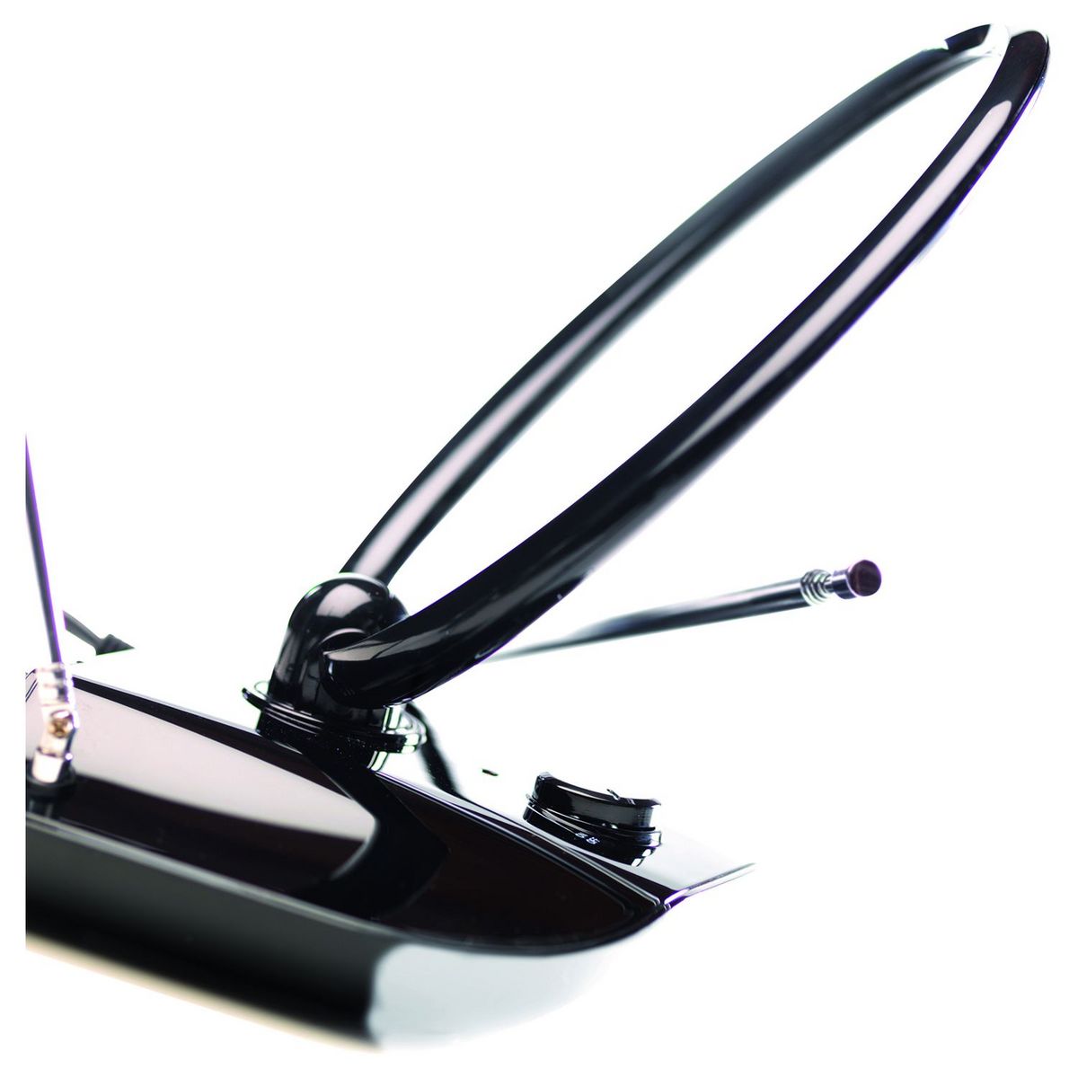 QILIVE Antenne intérieure Q.1927 noire 30 dB TNT DVBT