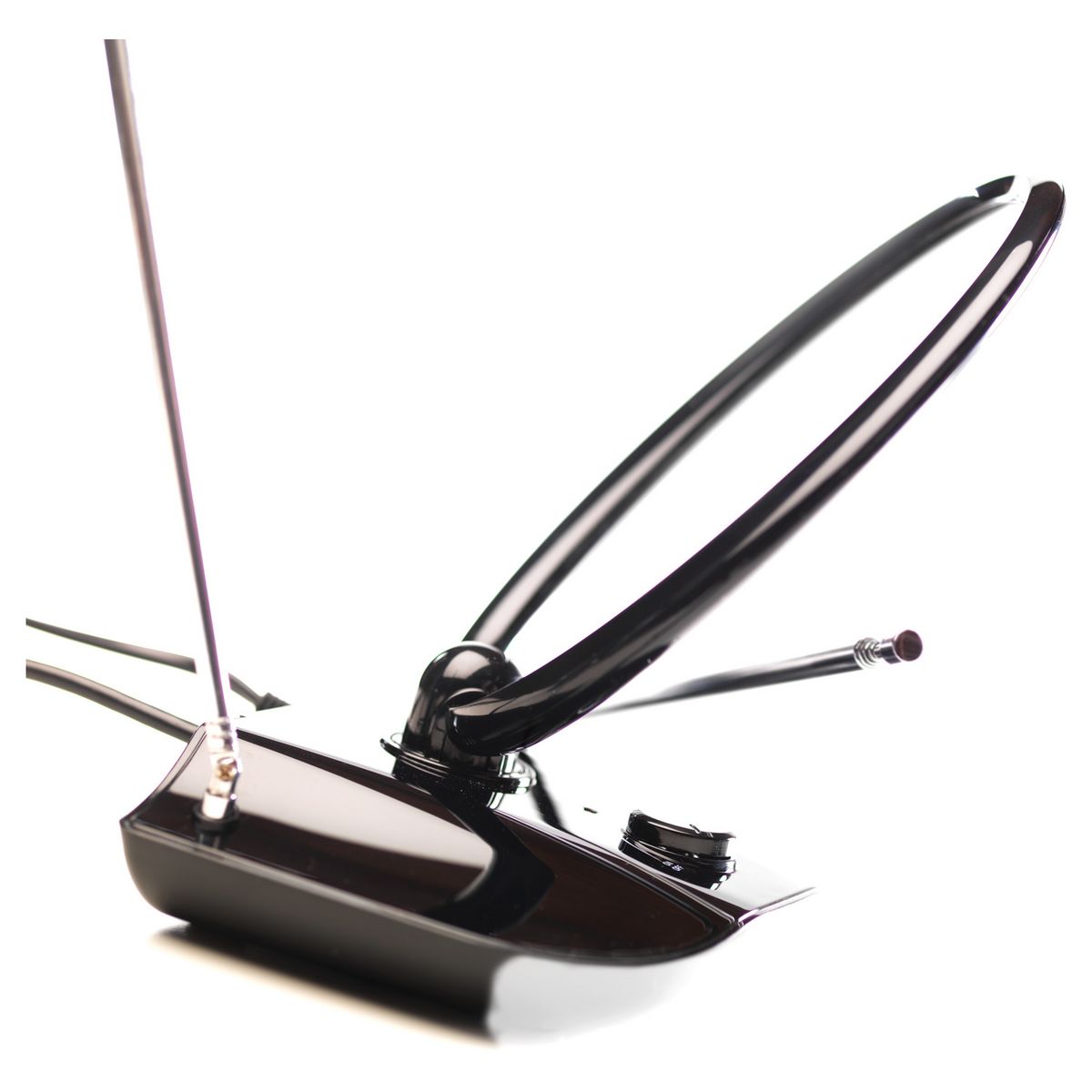 QILIVE Antenne intérieure Q.1927 noire 30 dB TNT DVBT