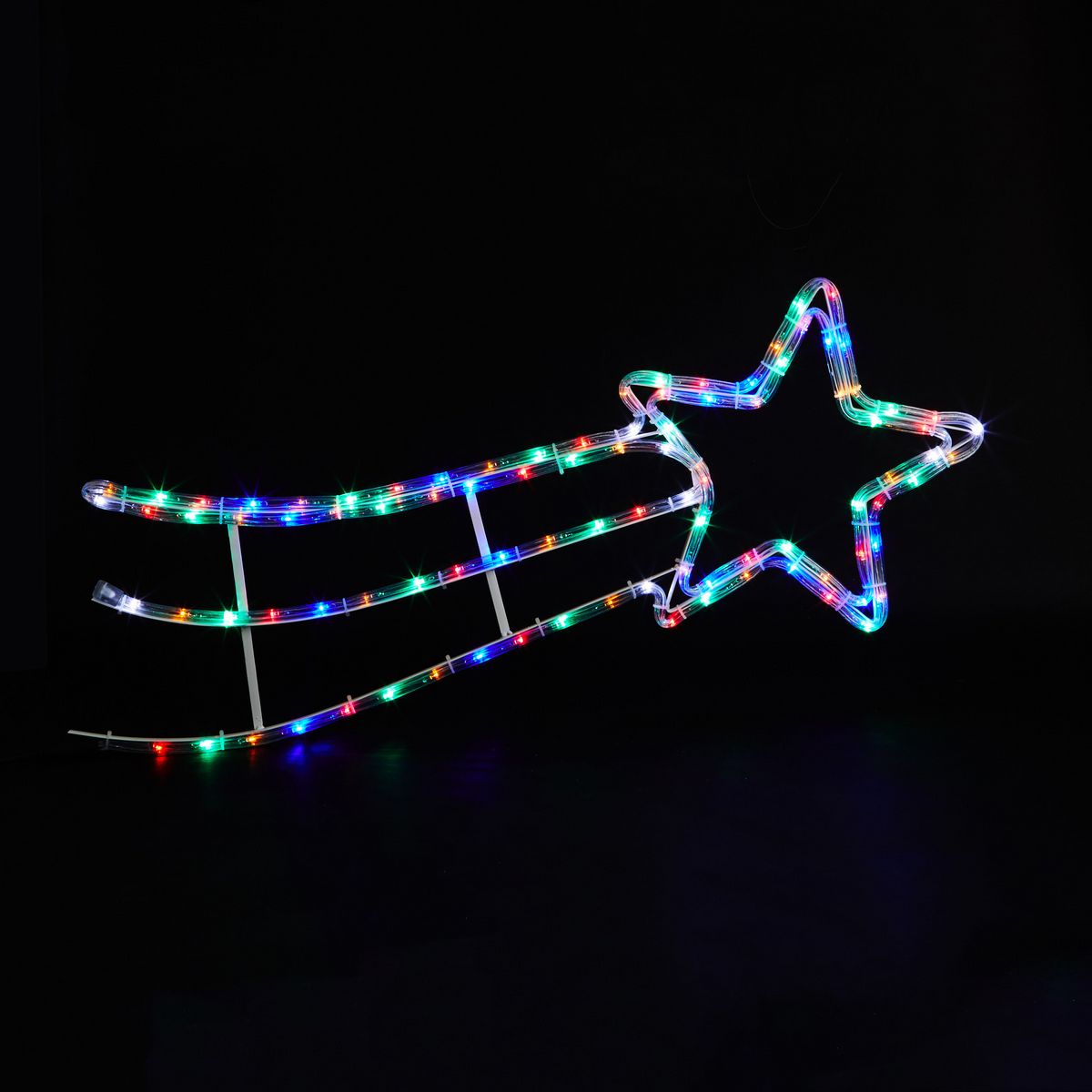 ACTUEL Etoile filante lumineuse 2D - 96 LED - Multicolore