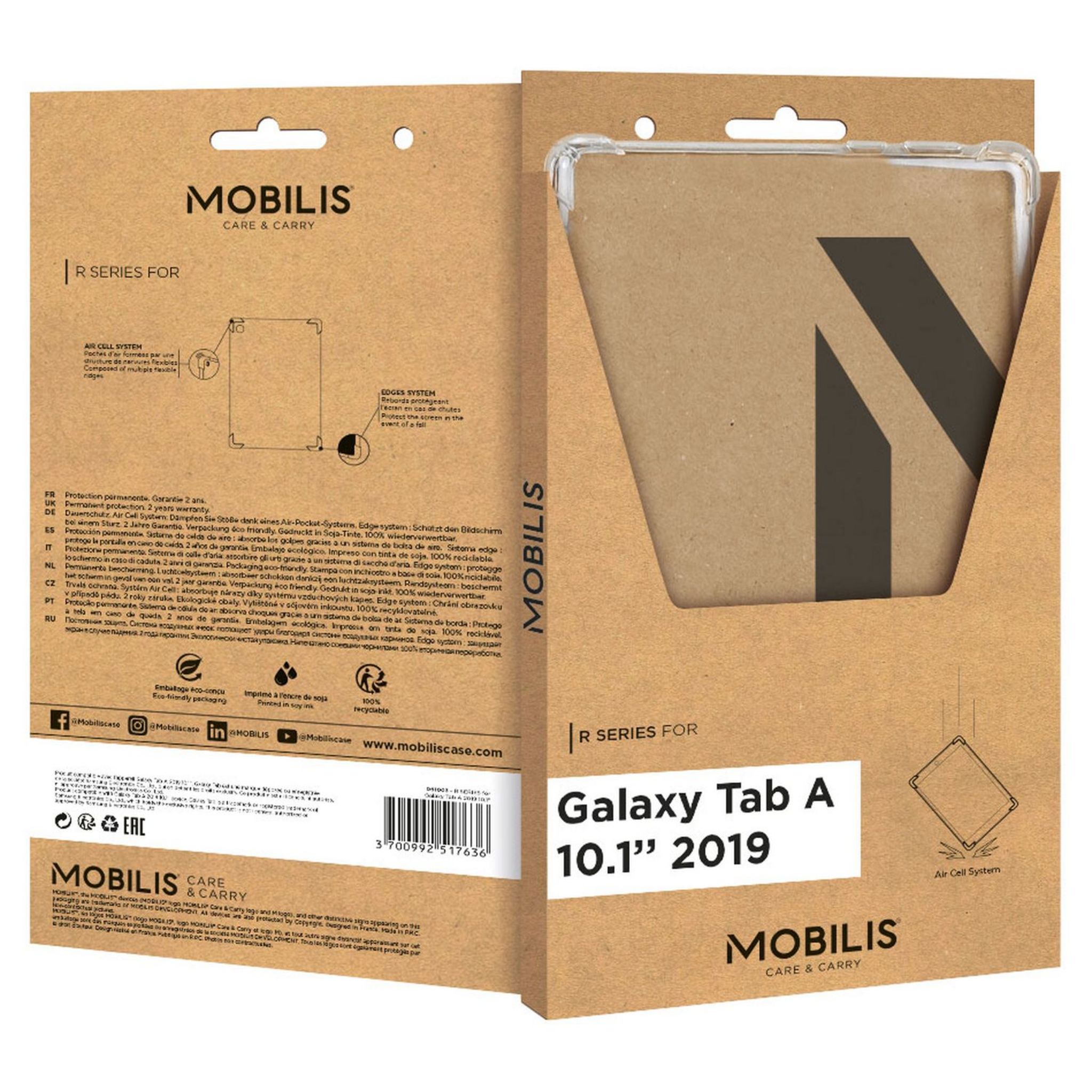 Voir la diapositive 3 : MOBILIS Coque de protection R series Tab 10.1 pouces  061003 Transparente