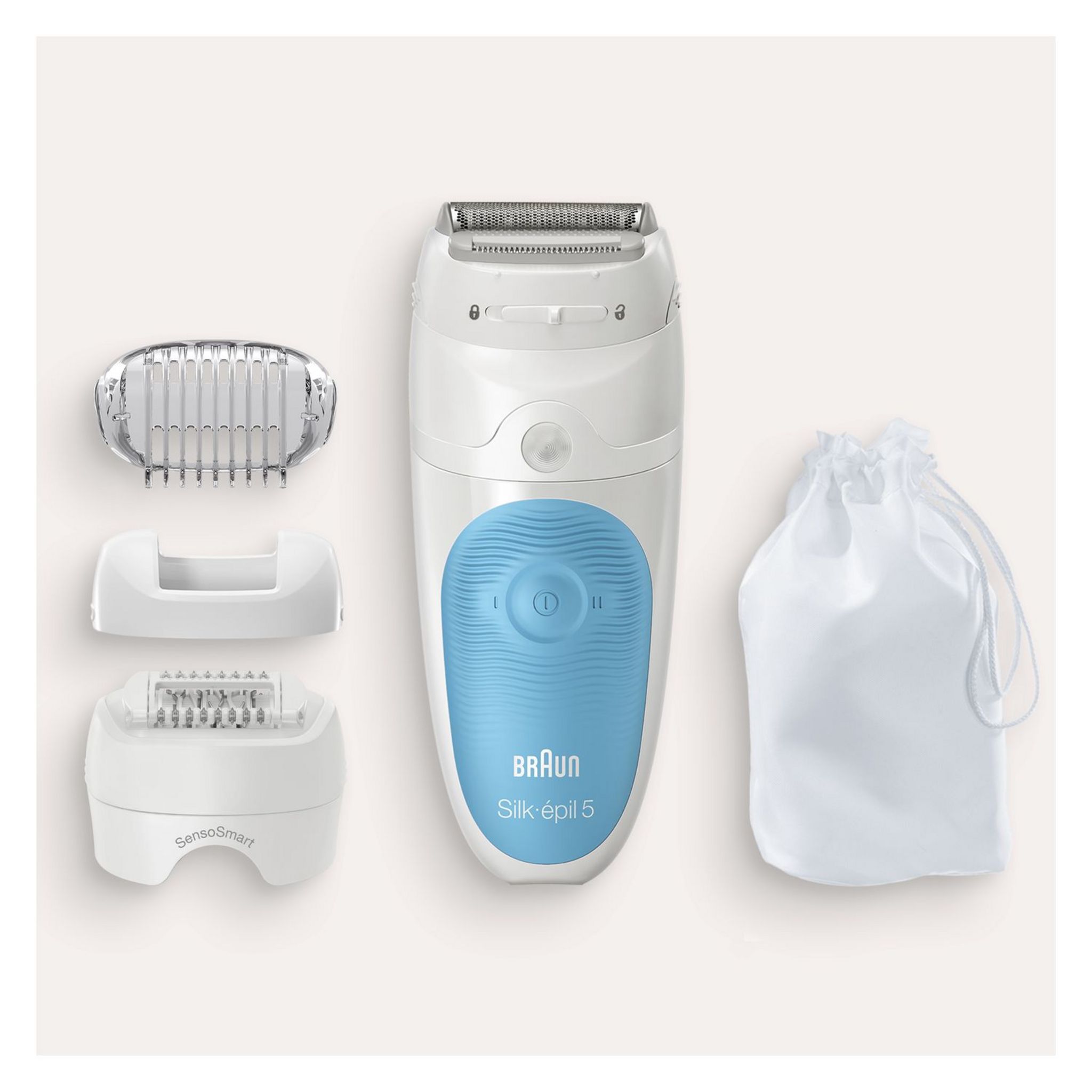 Voir la diapositive 1 : BRAUN Épilateur électrique SE5 610 - Blanc