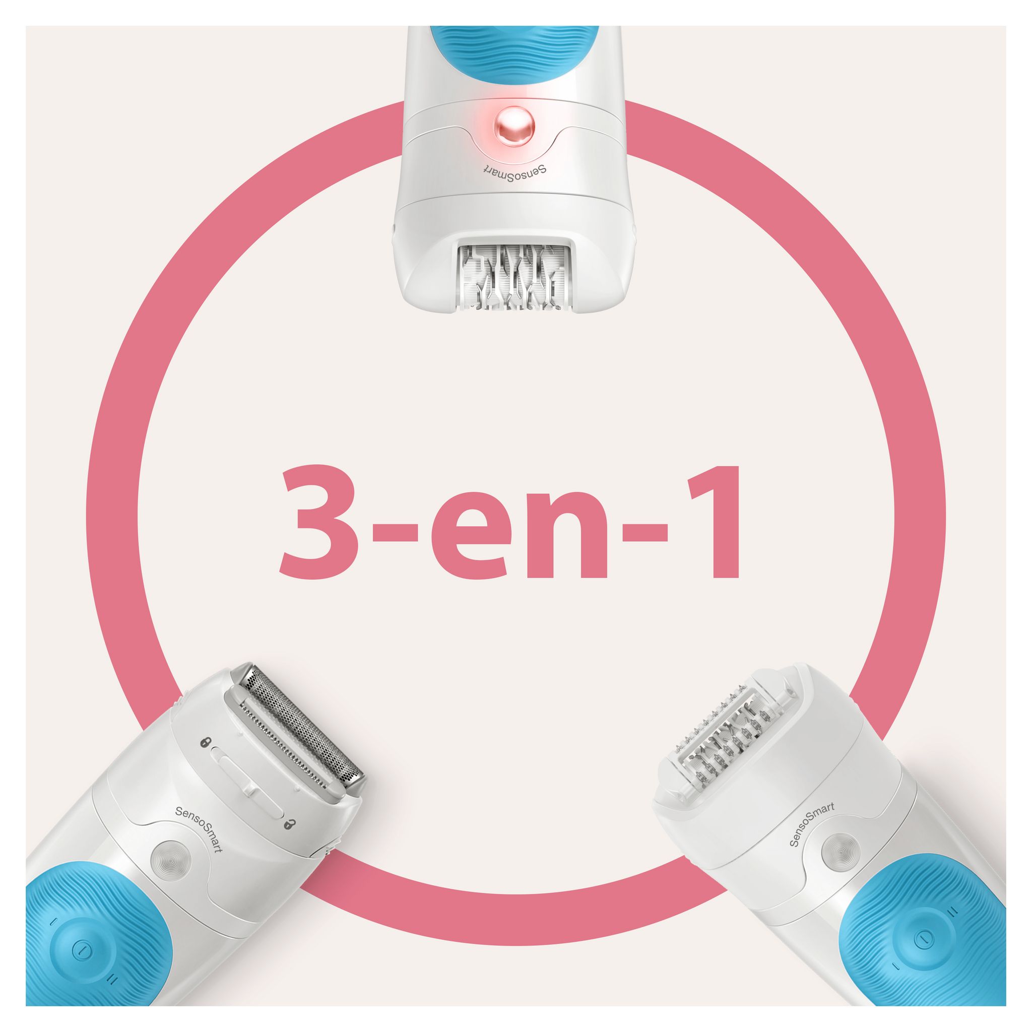 Voir la diapositive 5 : BRAUN Épilateur électrique SE5 610 - Blanc