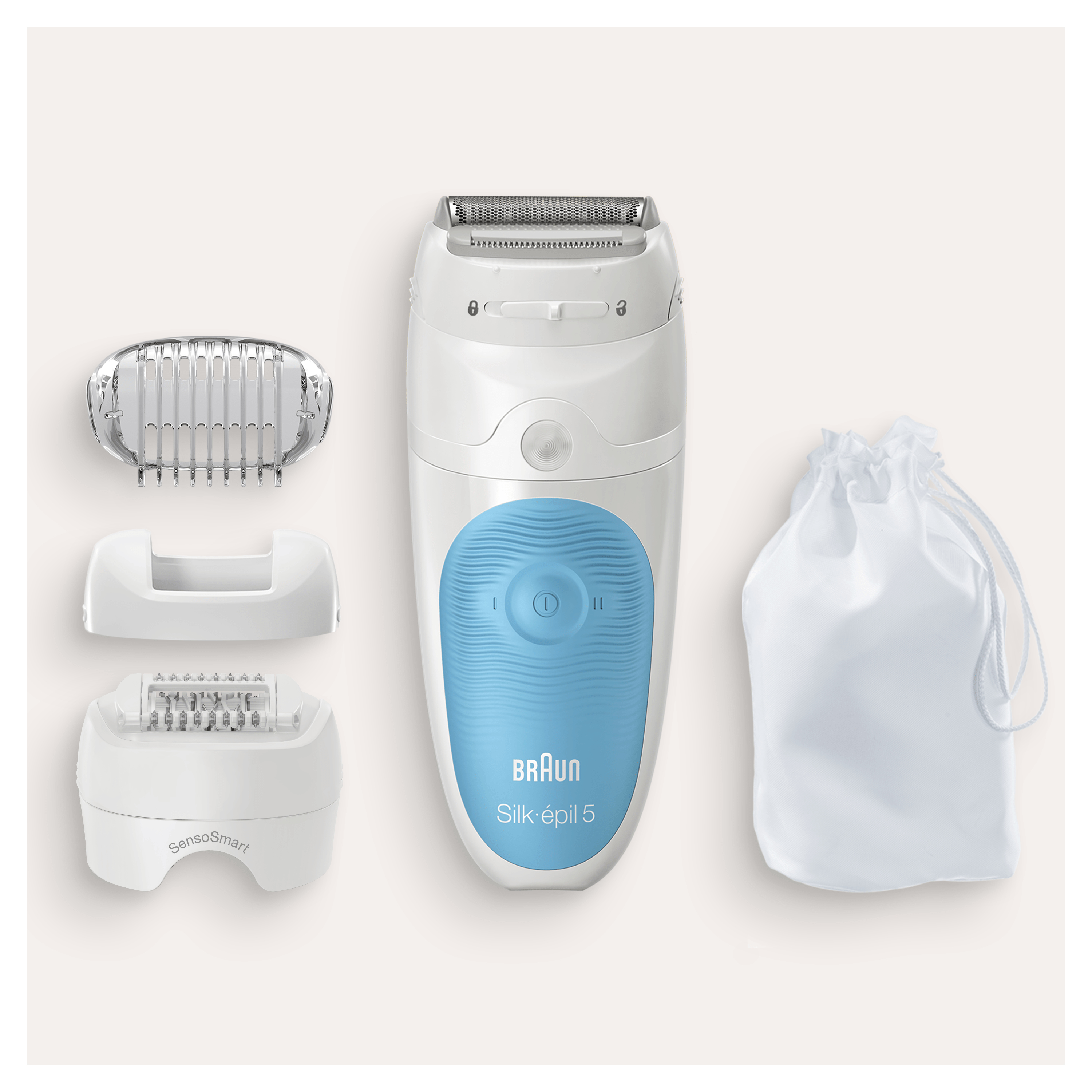 Voir la diapositive 6 : BRAUN Épilateur électrique SE5 610 - Blanc