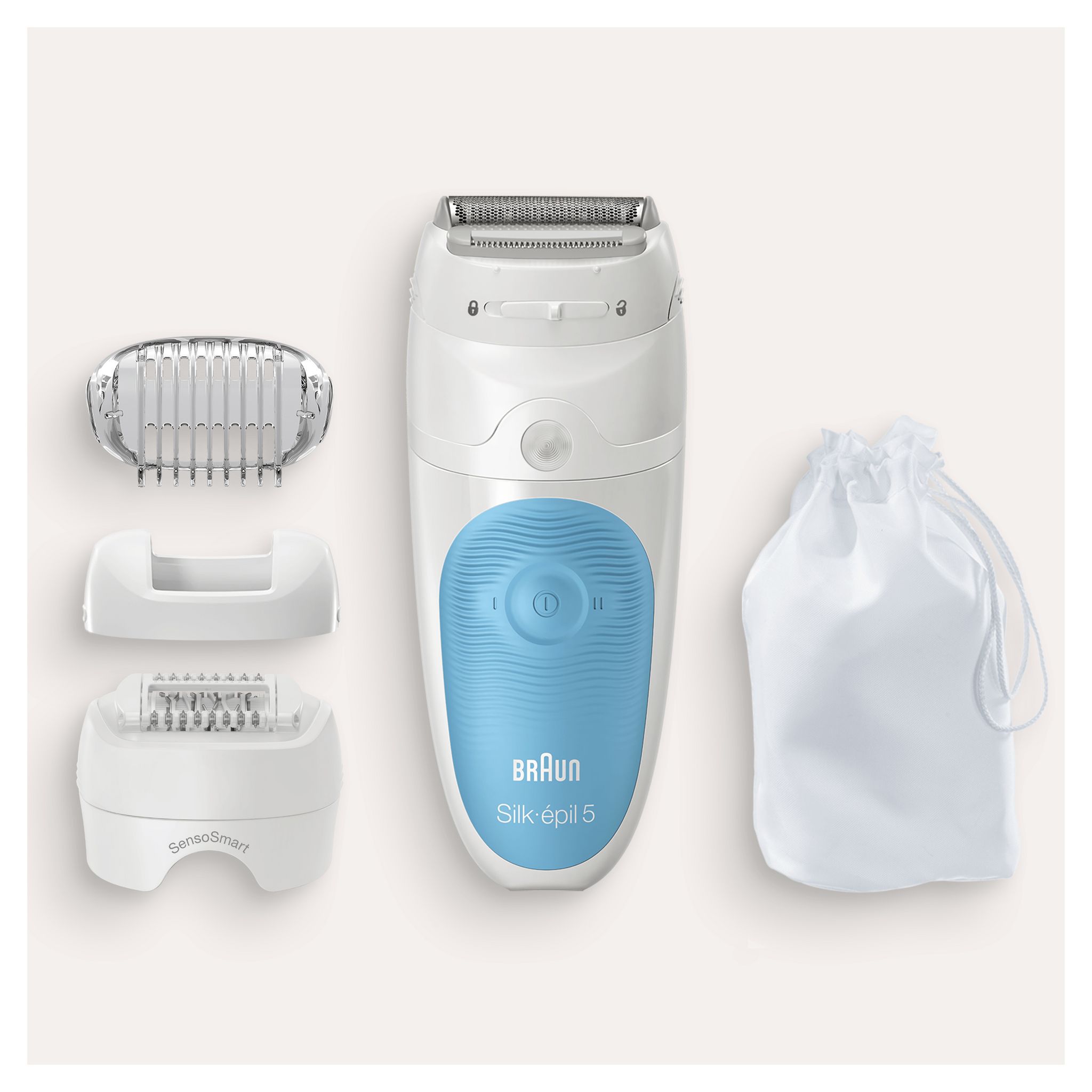 Voir la diapositive 6 : BRAUN Épilateur électrique SE5 610 - Blanc