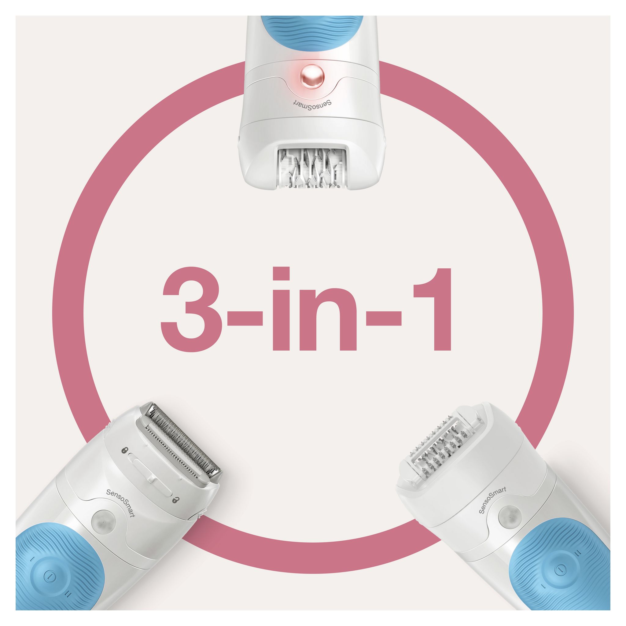 Voir la diapositive 11 : BRAUN Épilateur électrique SE5 610 - Blanc