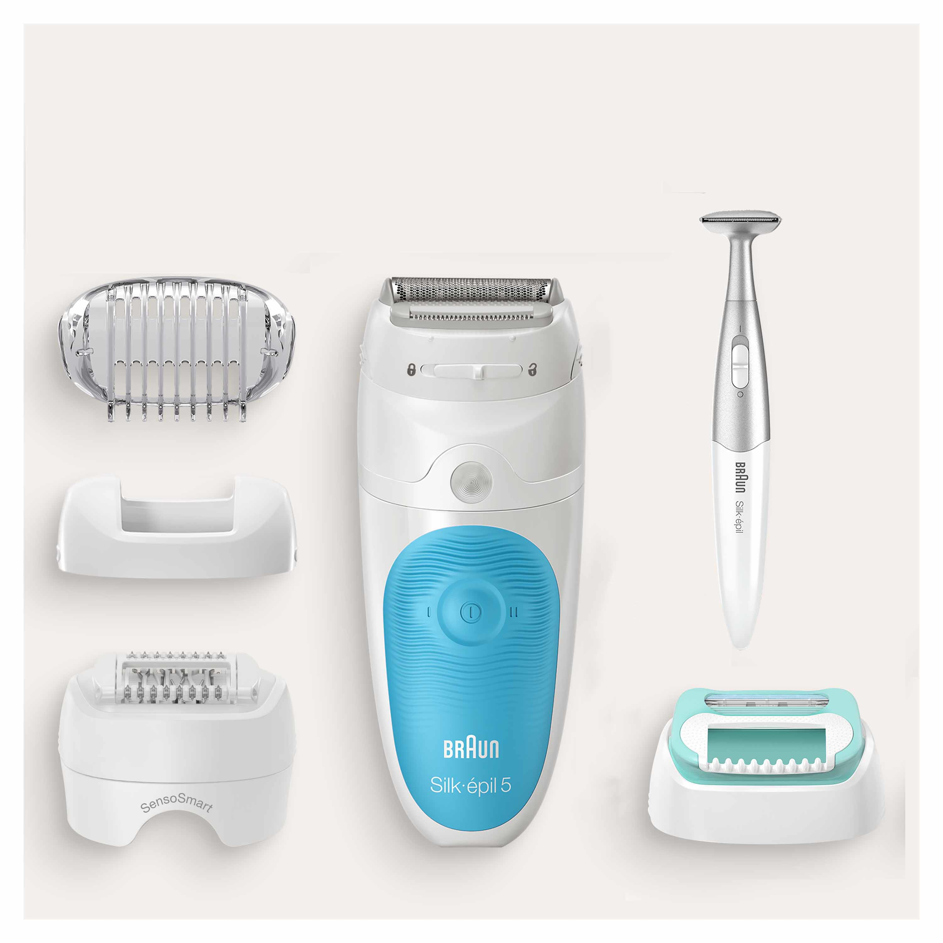 Voir la diapositive 16 : BRAUN Épilateur électrique SE5 810 - Blanc