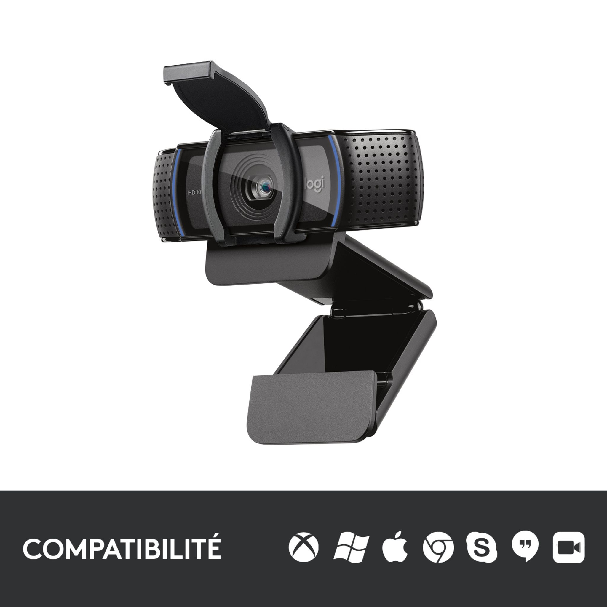 Voir la diapositive 6 : LOGITECH Webcam C920s Pro Full HD 1080p